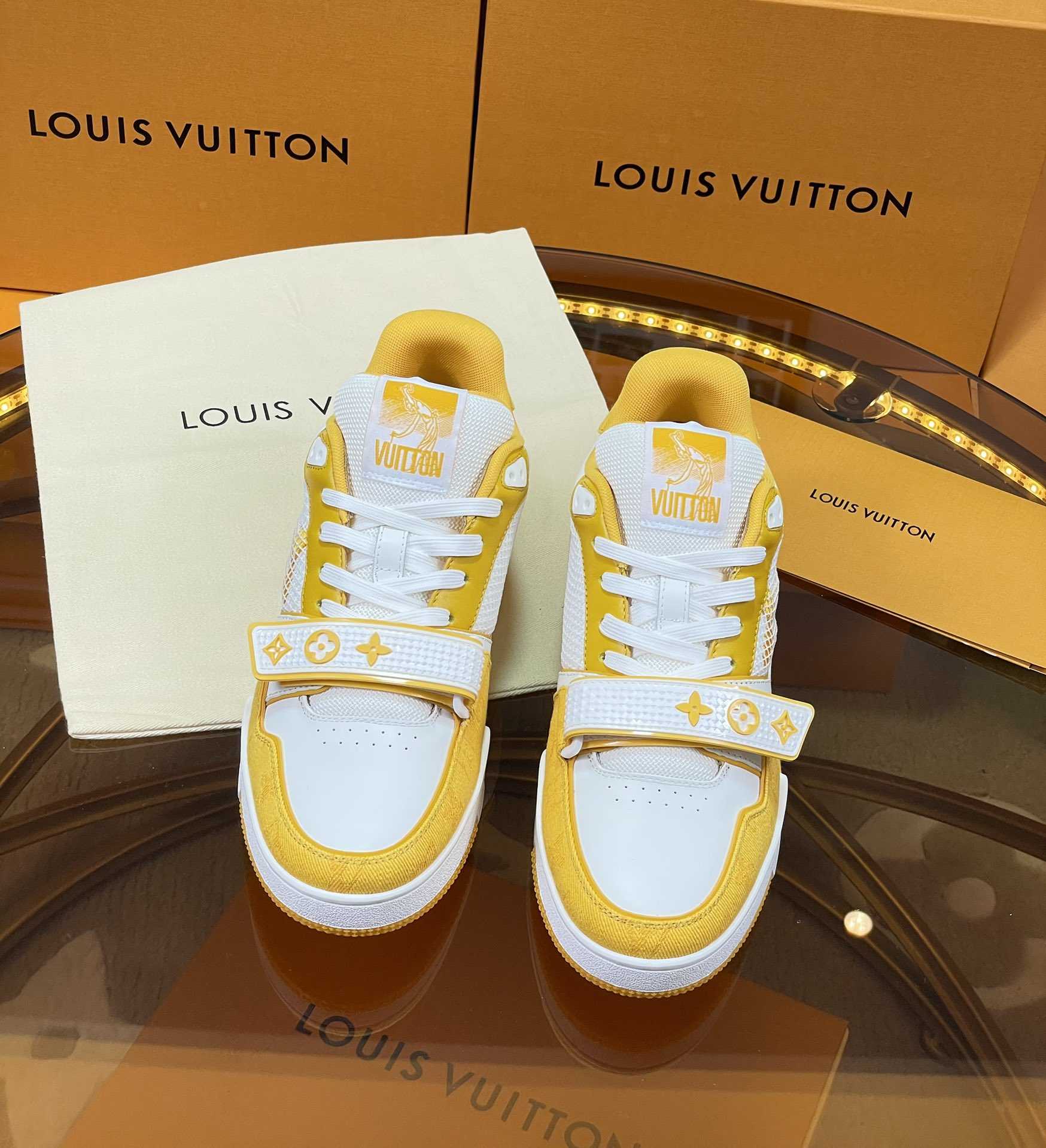Louis Vuitton LV Trainer Sneaker     - DopestKickz