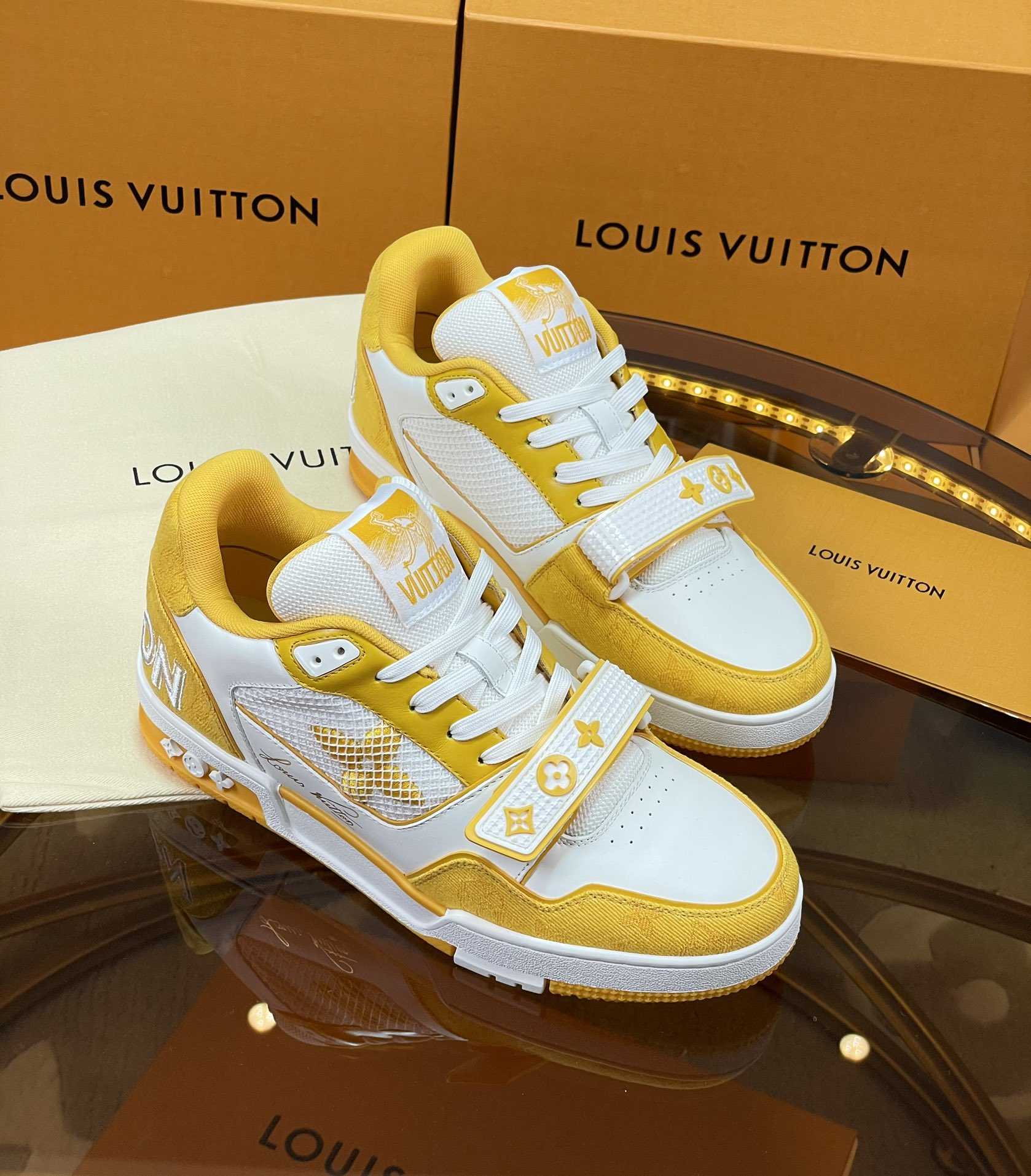 Louis Vuitton LV Trainer Sneaker     - DopestKickz