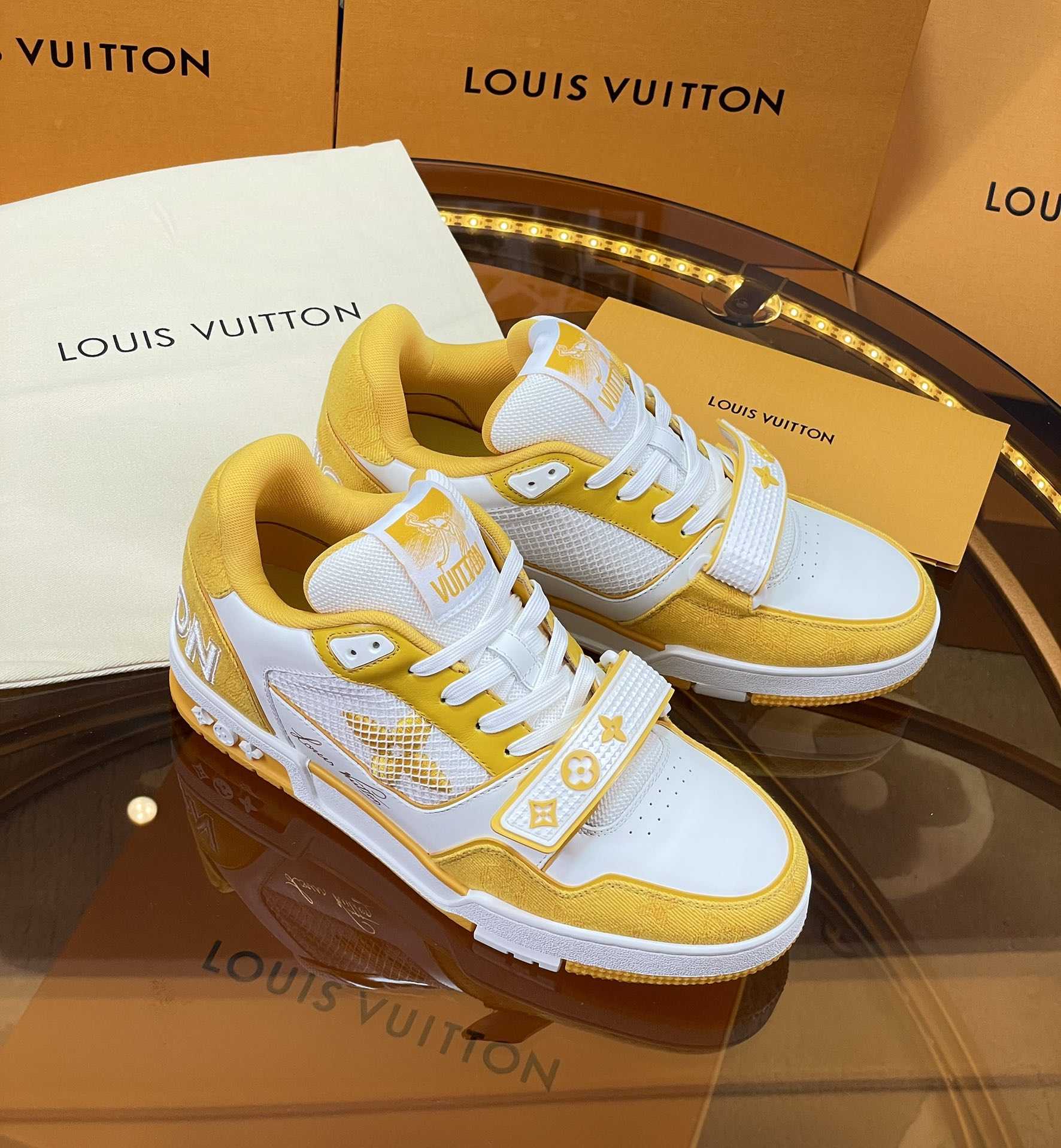 Louis Vuitton LV Trainer Sneaker     - DopestKickz