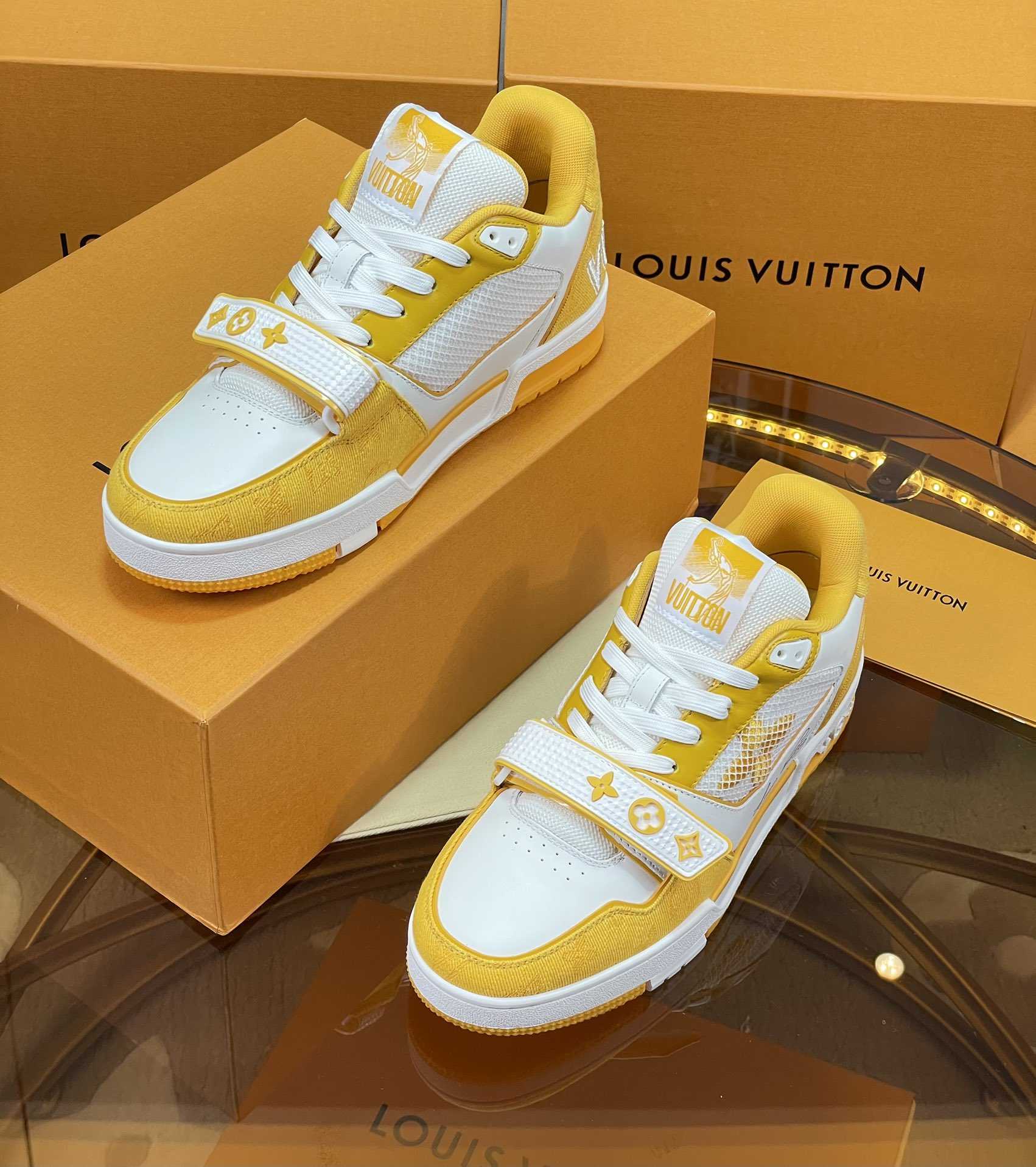 Louis Vuitton LV Trainer Sneaker     - DopestKickz