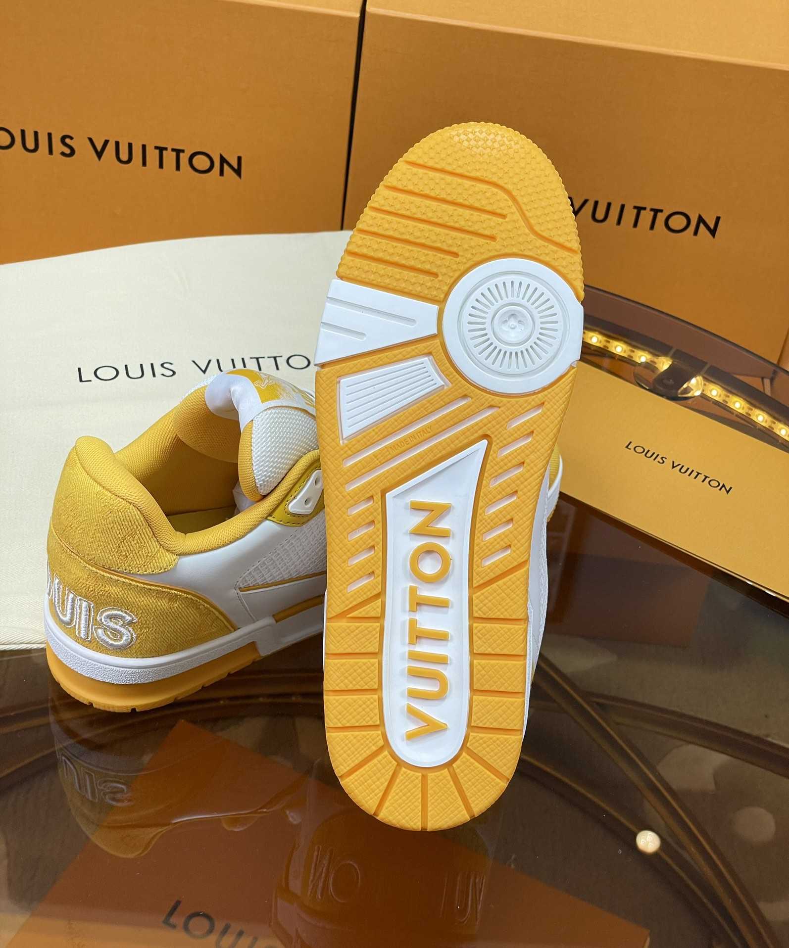 Louis Vuitton LV Trainer Sneaker     - DopestKickz