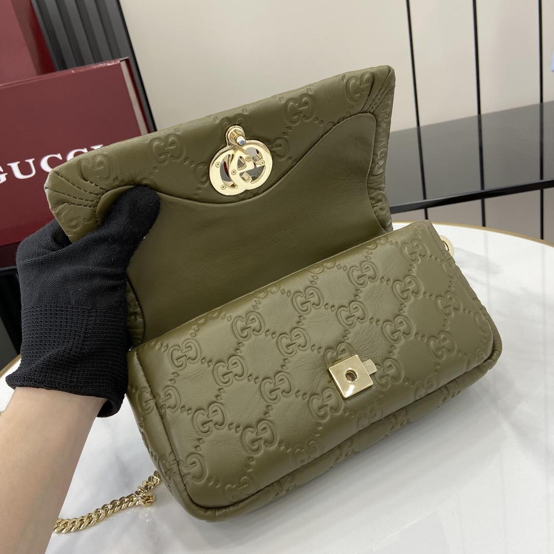 Gucci GG Milano Mini Top Handle Bag - DopestKickz