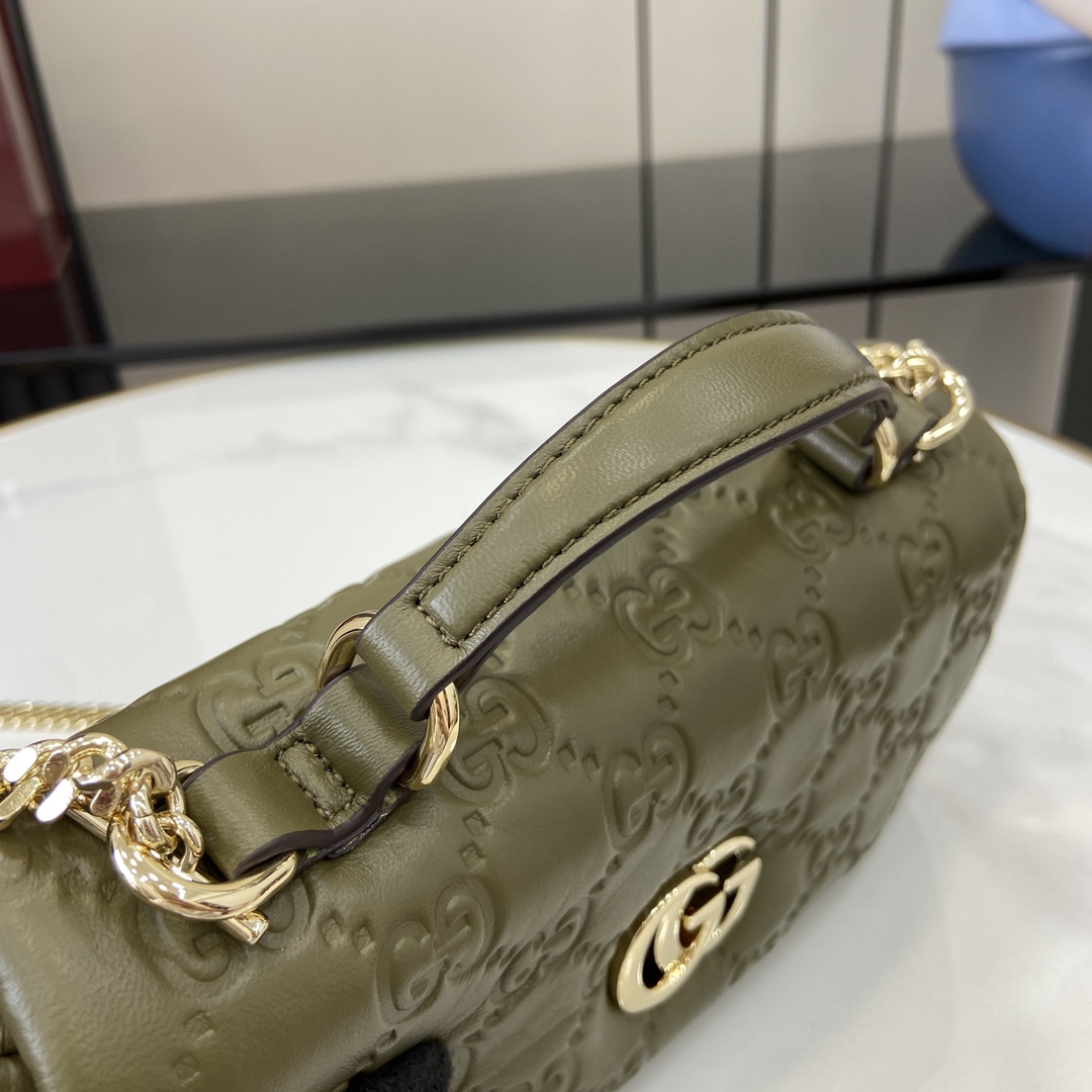Gucci GG Milano Mini Top Handle Bag - DopestKickz