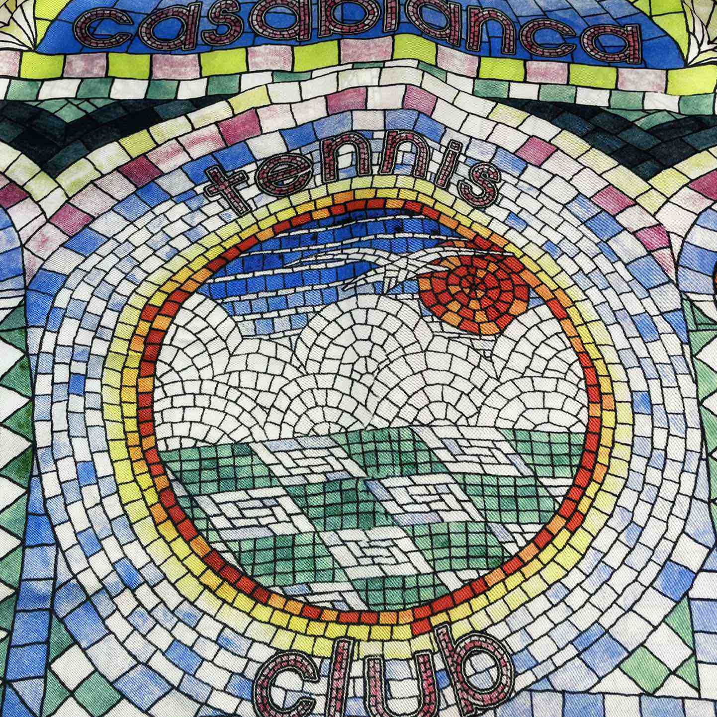 Casablanca Mosaic De Damas Silk Shirt     CA3497 - DopestKickz