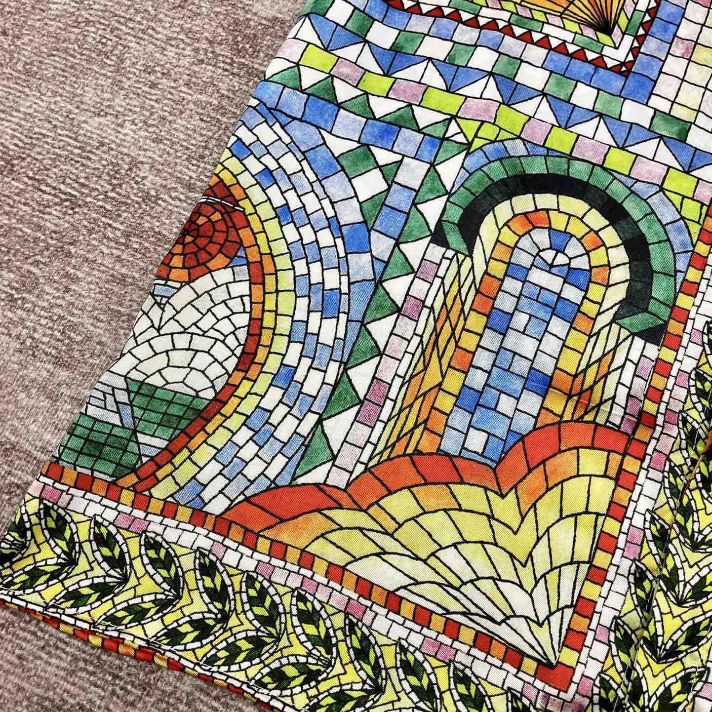 Casablanca Mosaic De Damas Silk Shirt     CA3497 - DopestKickz