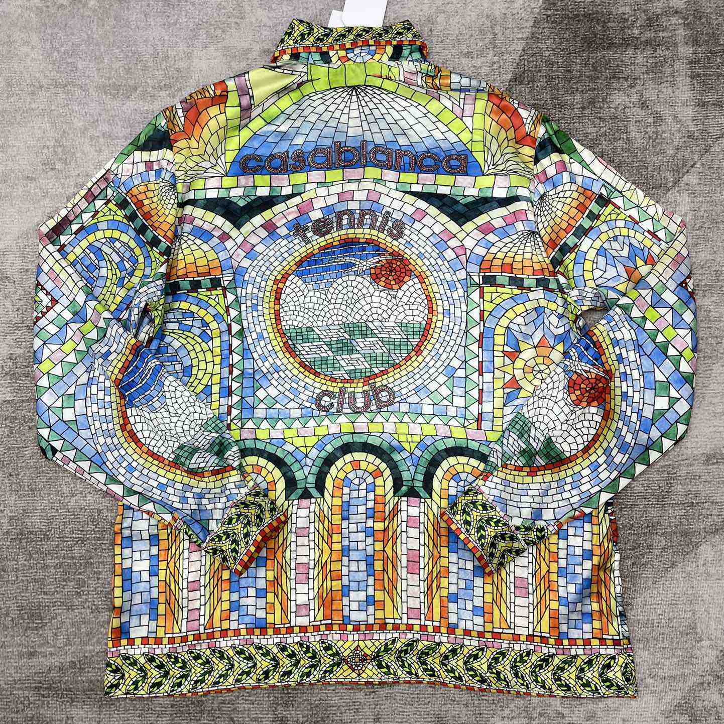 Casablanca Mosaic De Damas Silk Shirt     CA3497 - DopestKickz