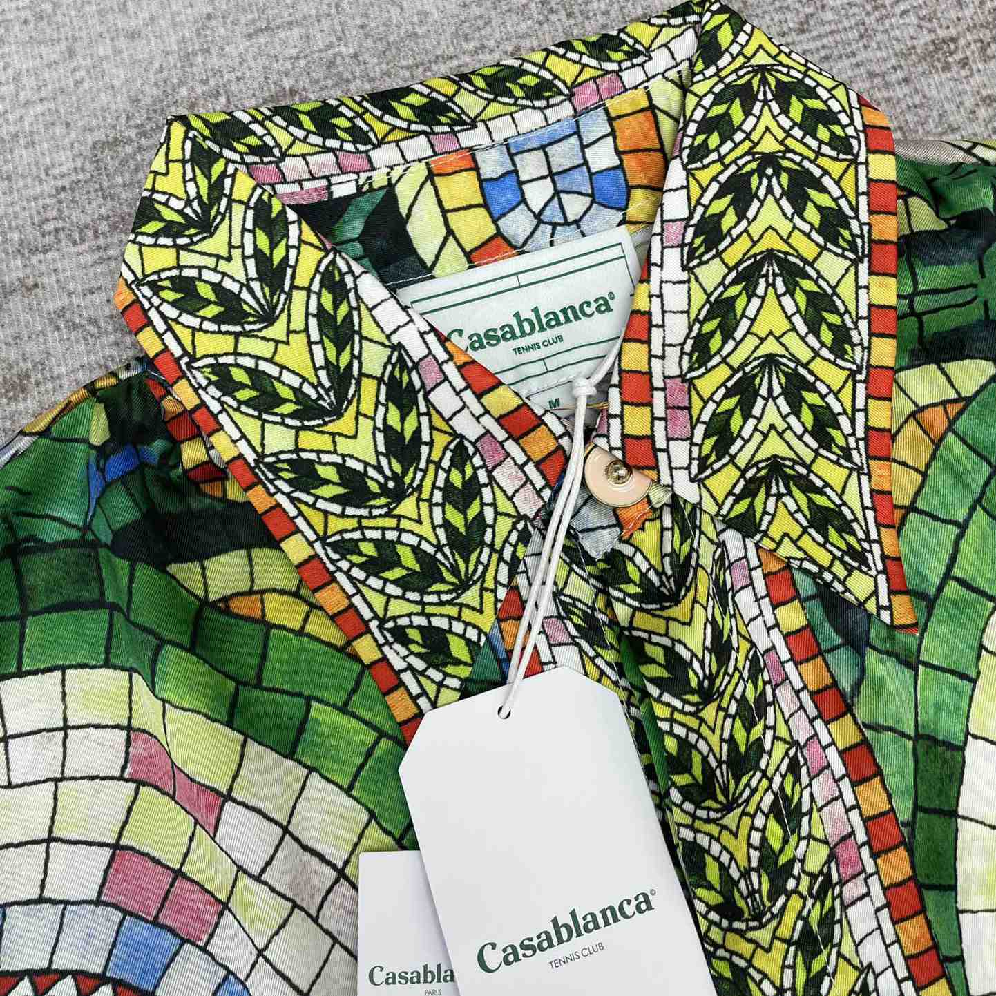 Casablanca Mosaic De Damas Silk Shirt     CA3497 - DopestKickz