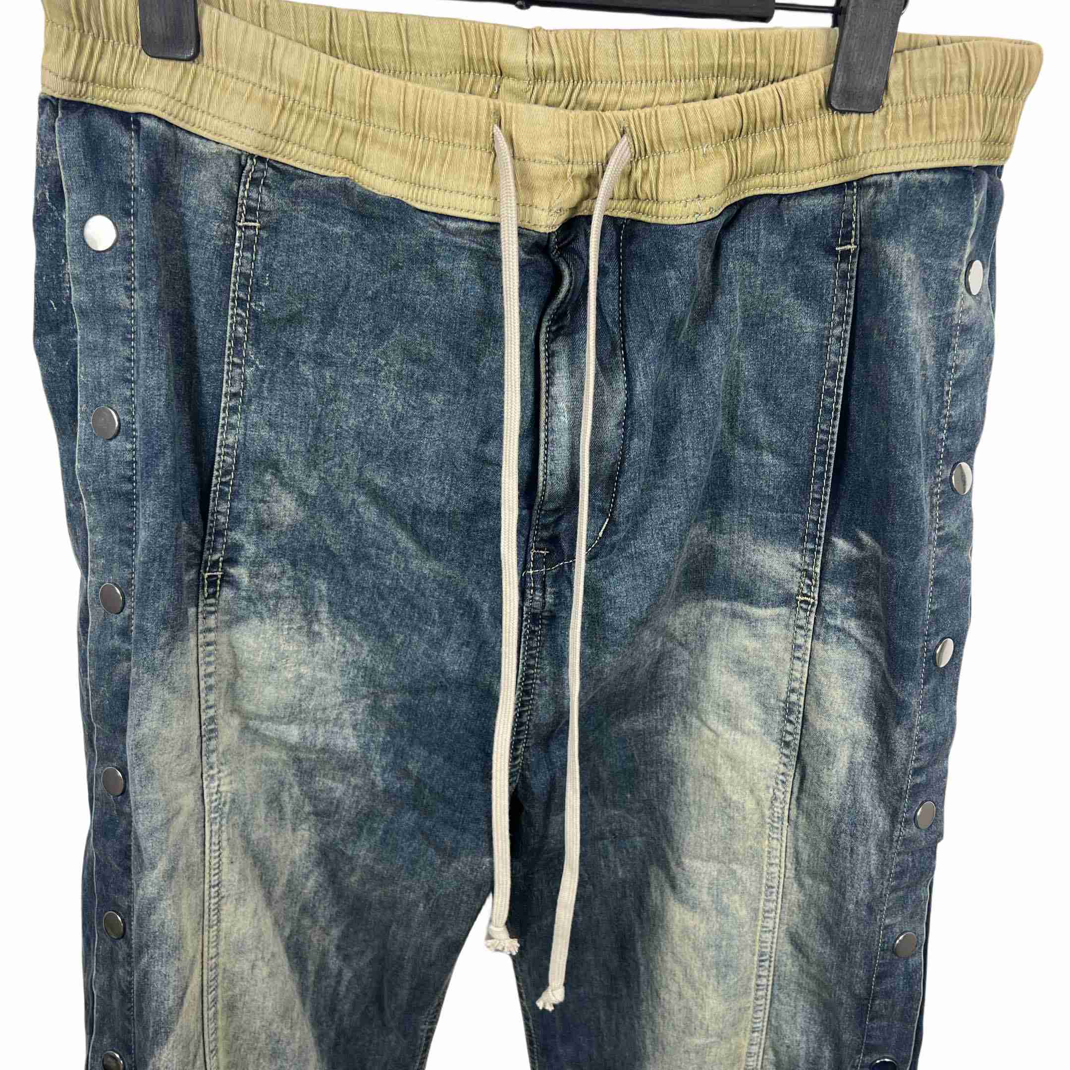 Rick Owens DRKSHDW Denim Hustler Pusher Pants - DopestKickz