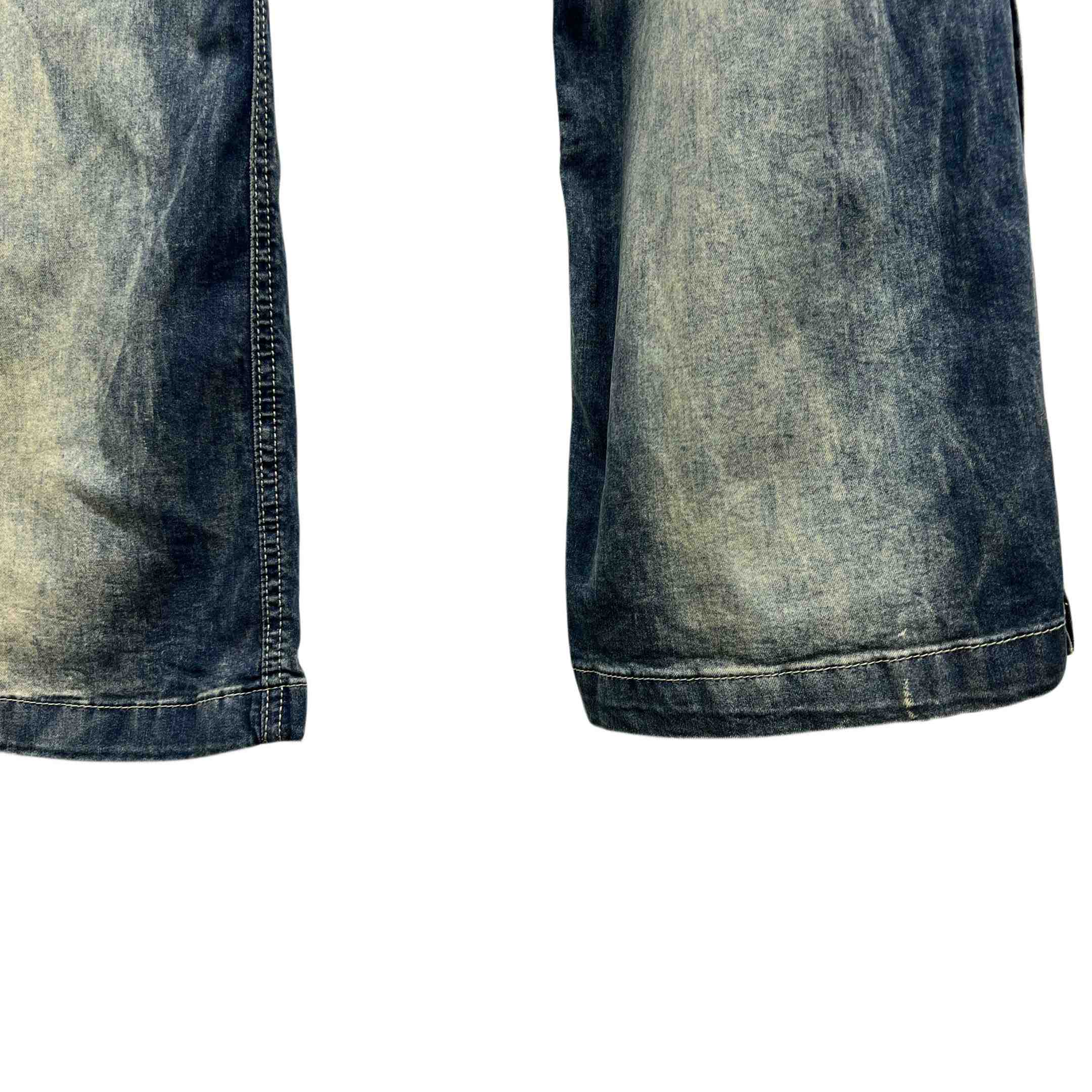 Rick Owens DRKSHDW Denim Hustler Pusher Pants - DopestKickz
