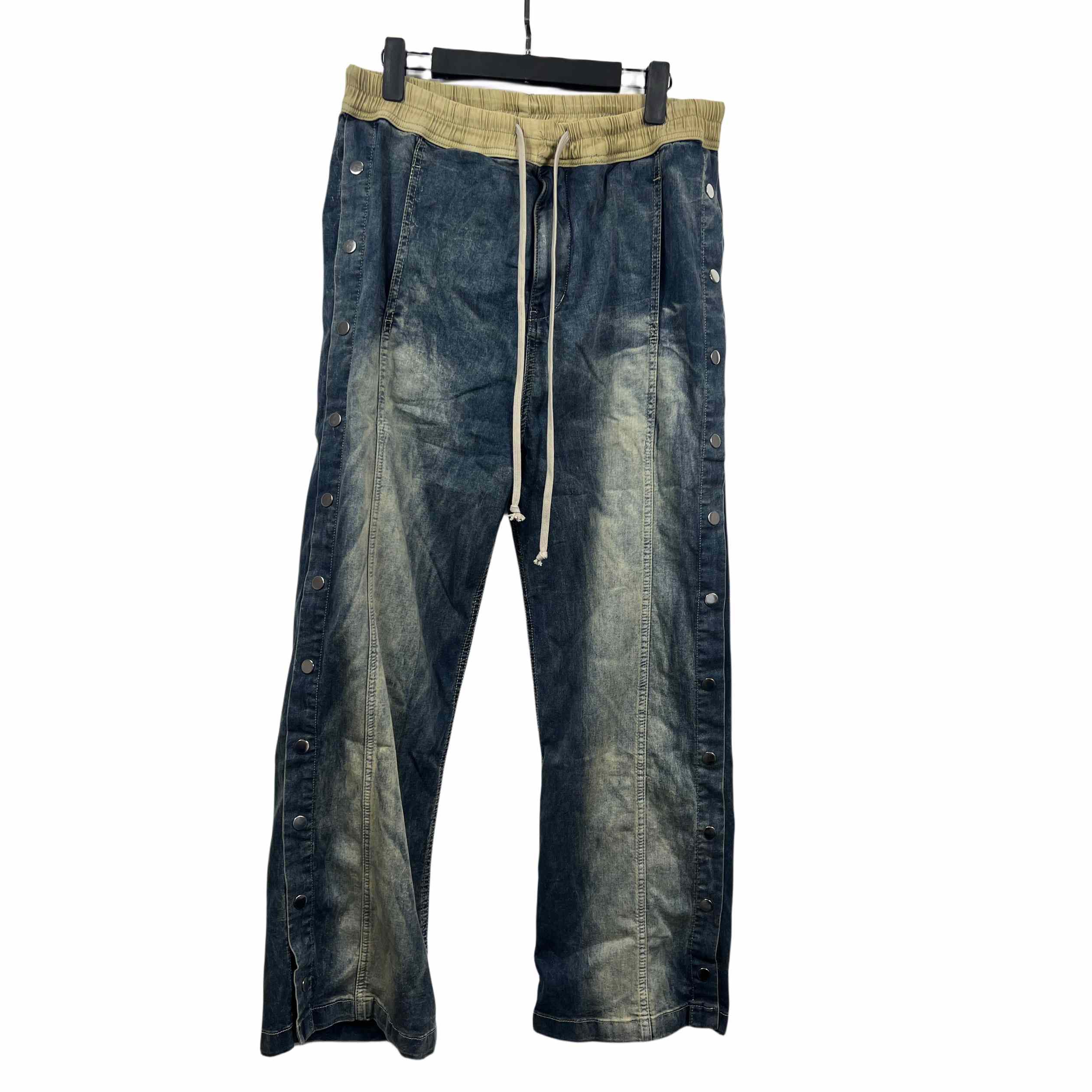 Rick Owens DRKSHDW Denim Hustler Pusher Pants - DopestKickz