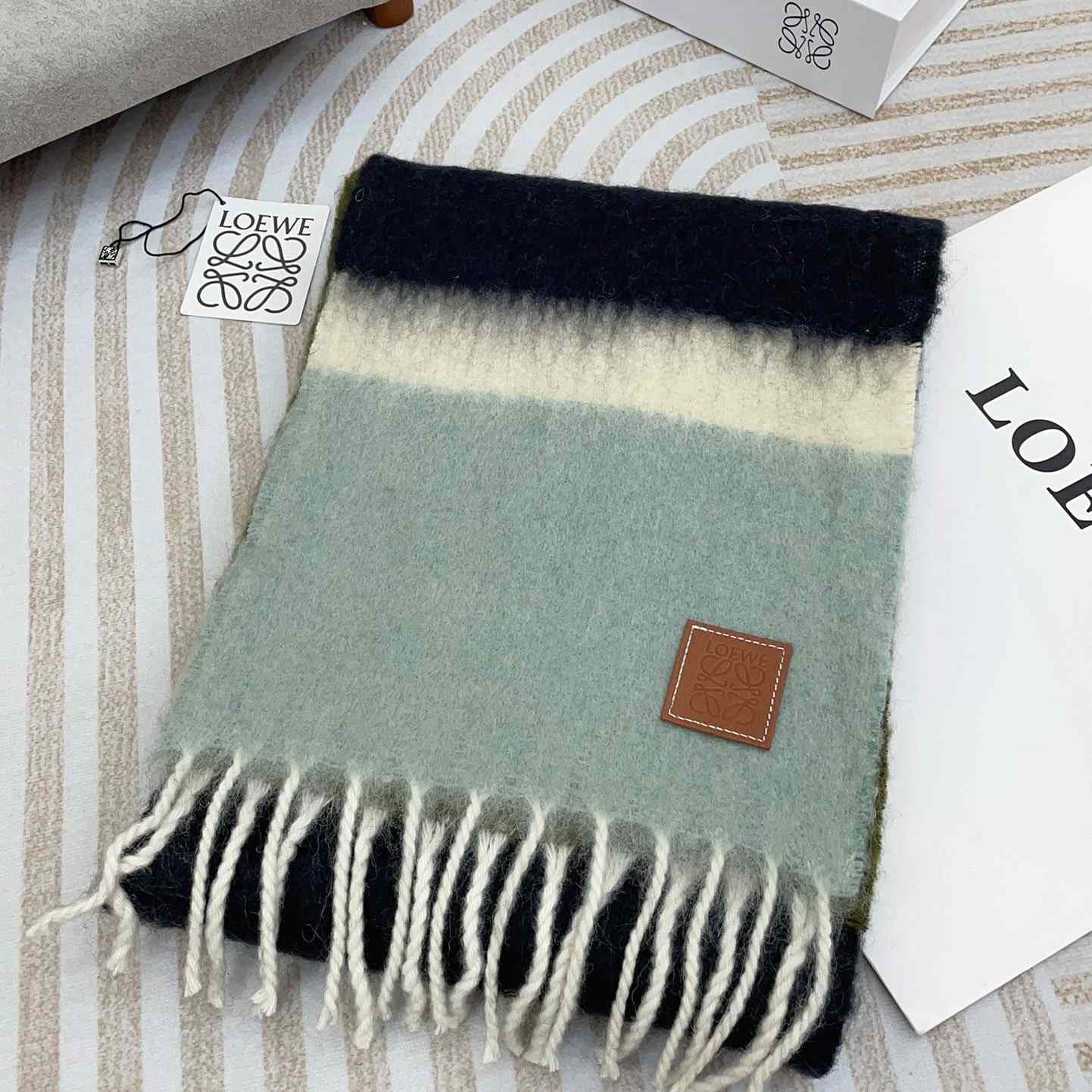 Loewe Scarf In Mohair And Wool - DopestKickz