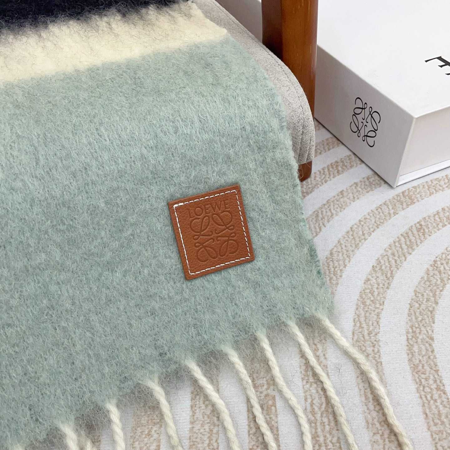 Loewe Scarf In Mohair And Wool - DopestKickz