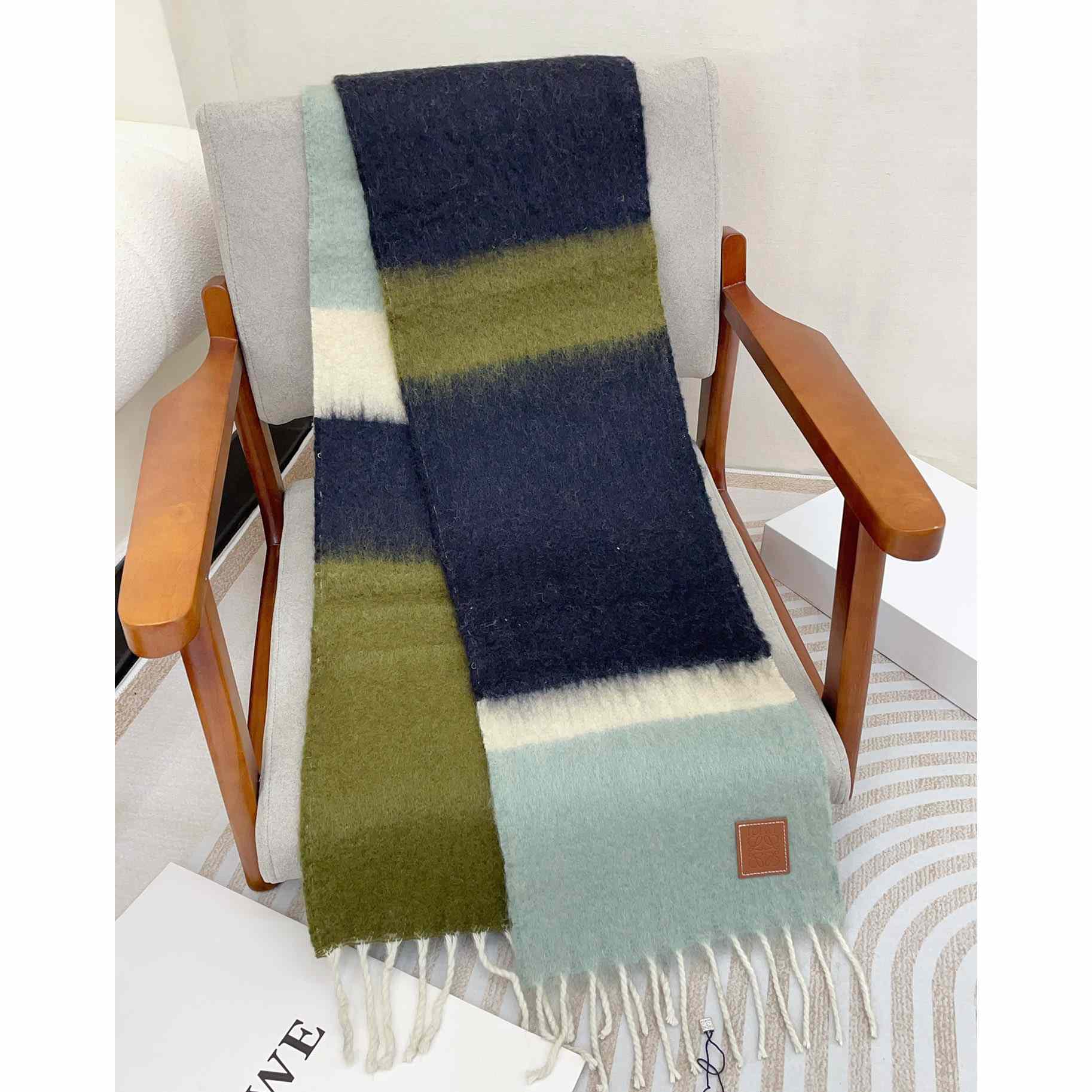 Loewe Scarf In Mohair And Wool - DopestKickz