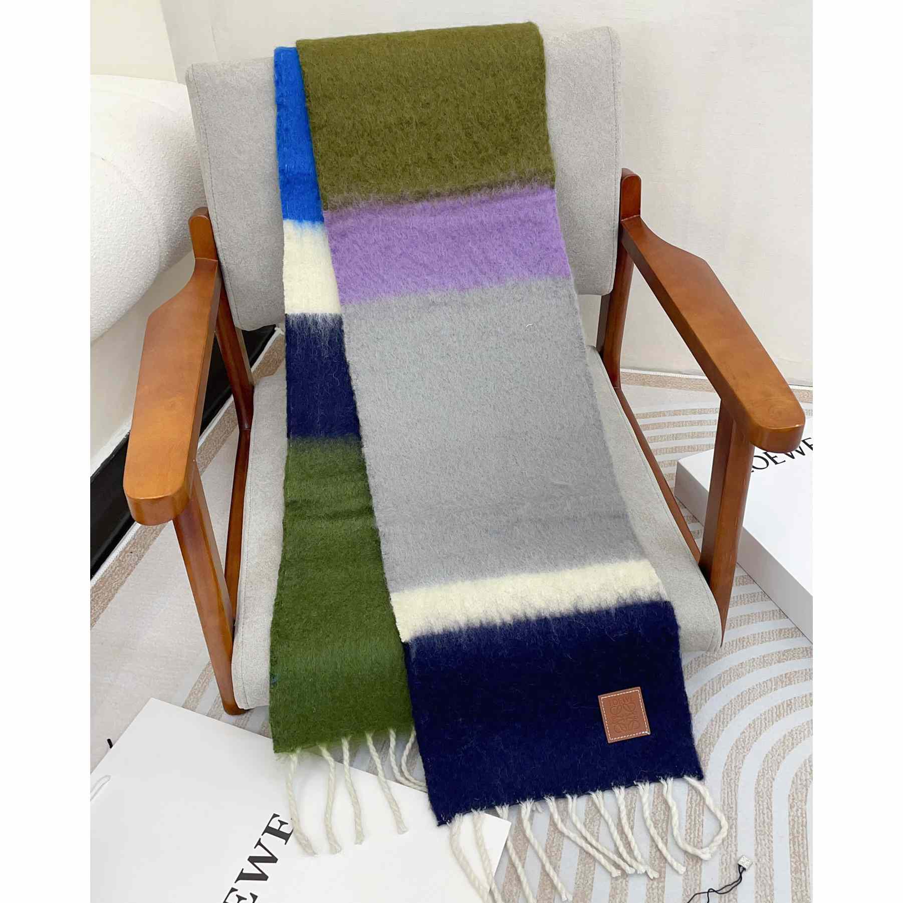 Loewe Scarf In Mohair And Wool - DopestKickz