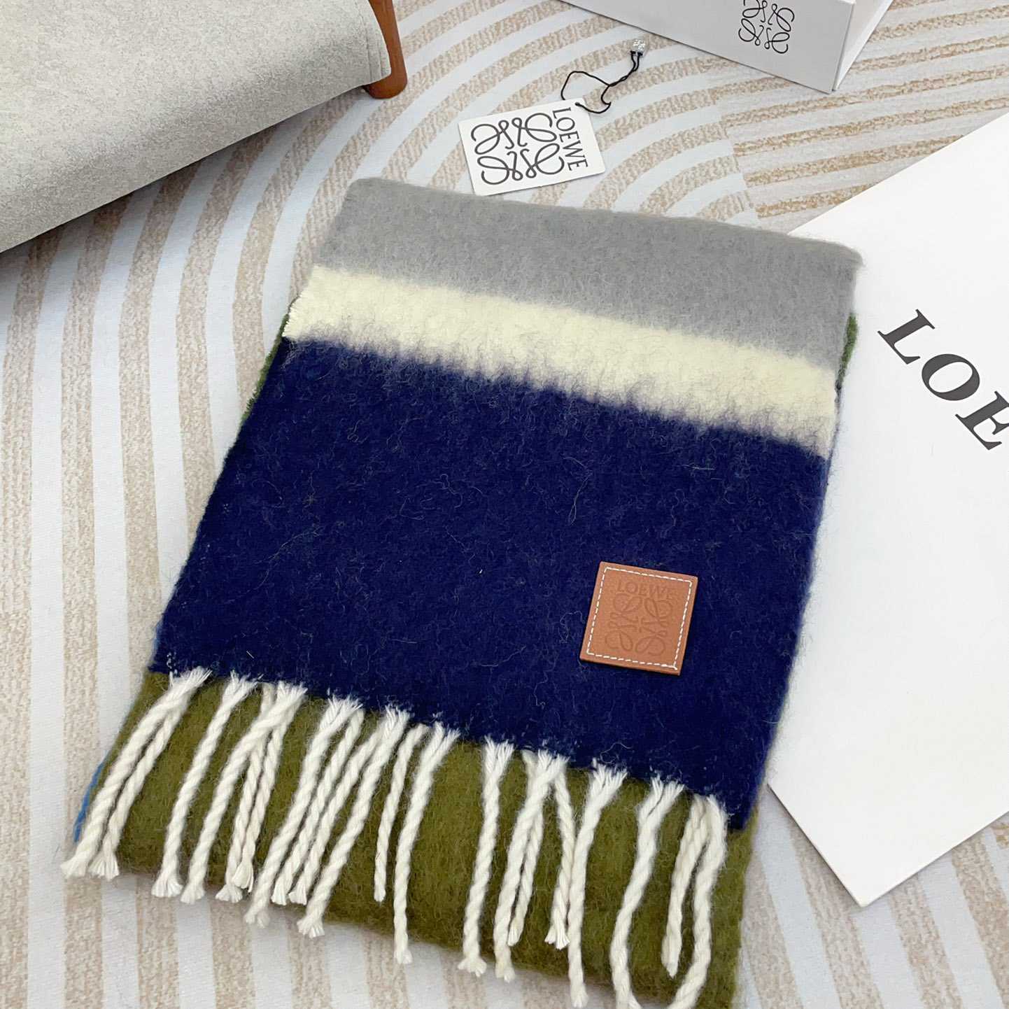 Loewe Scarf In Mohair And Wool - DopestKickz