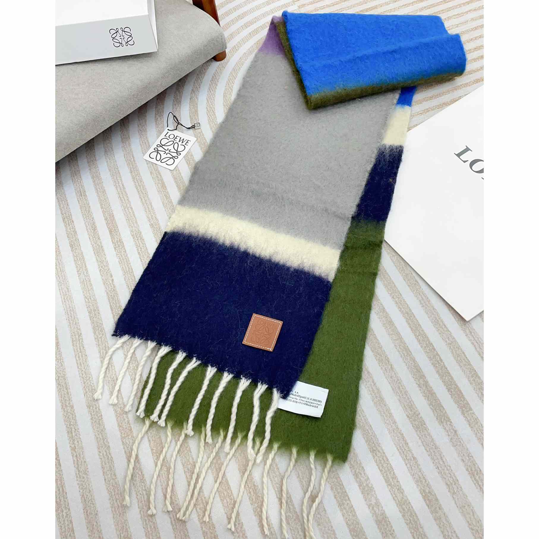 Loewe Scarf In Mohair And Wool - DopestKickz