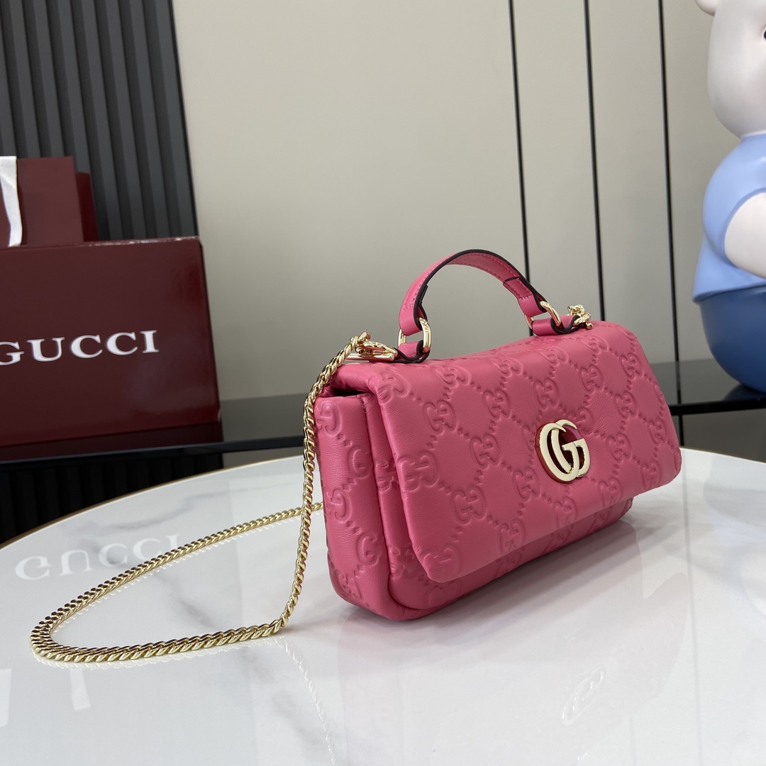 Gucci GG Milano Mini Top Handle Bag - DopestKickz