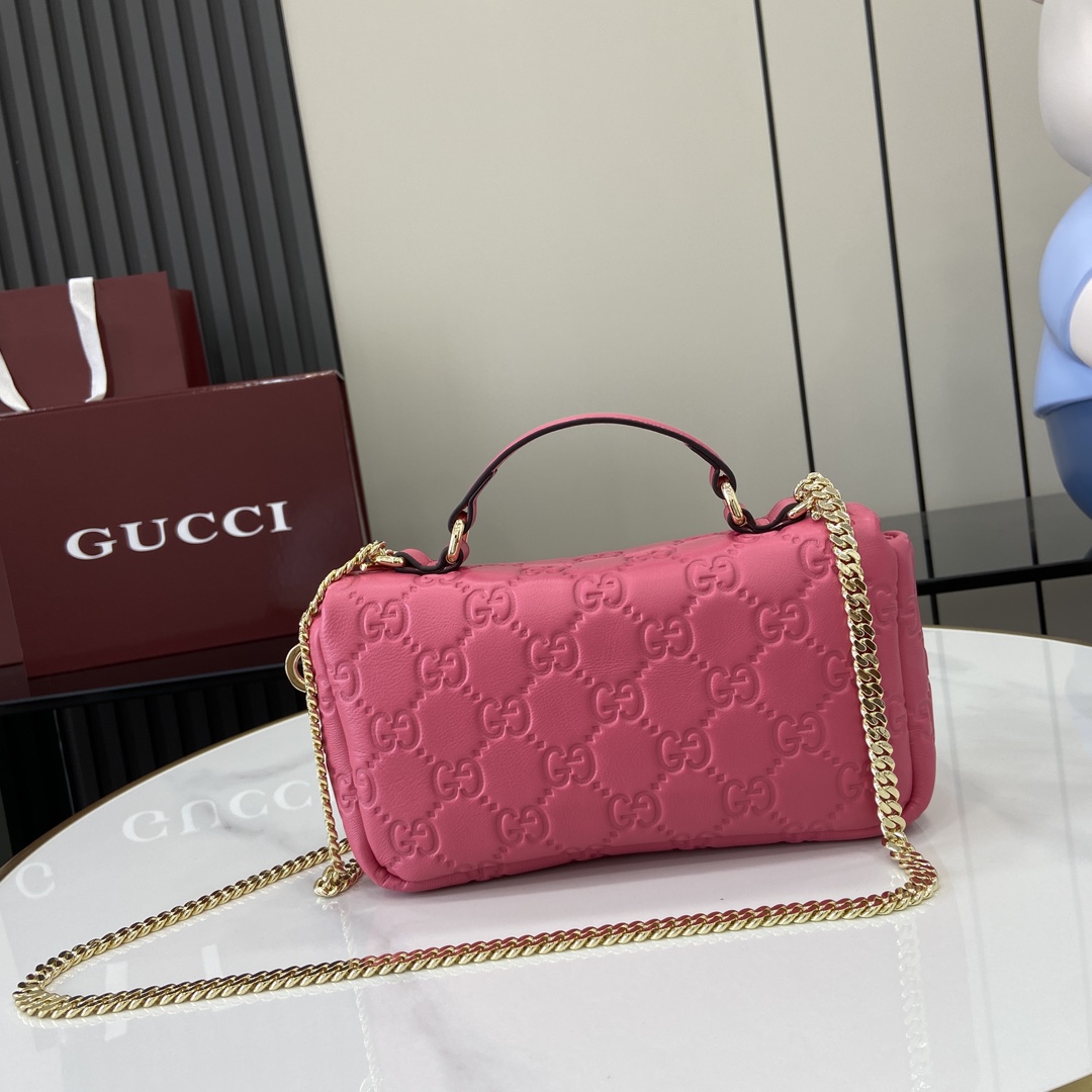 Gucci GG Milano Mini Top Handle Bag - DopestKickz