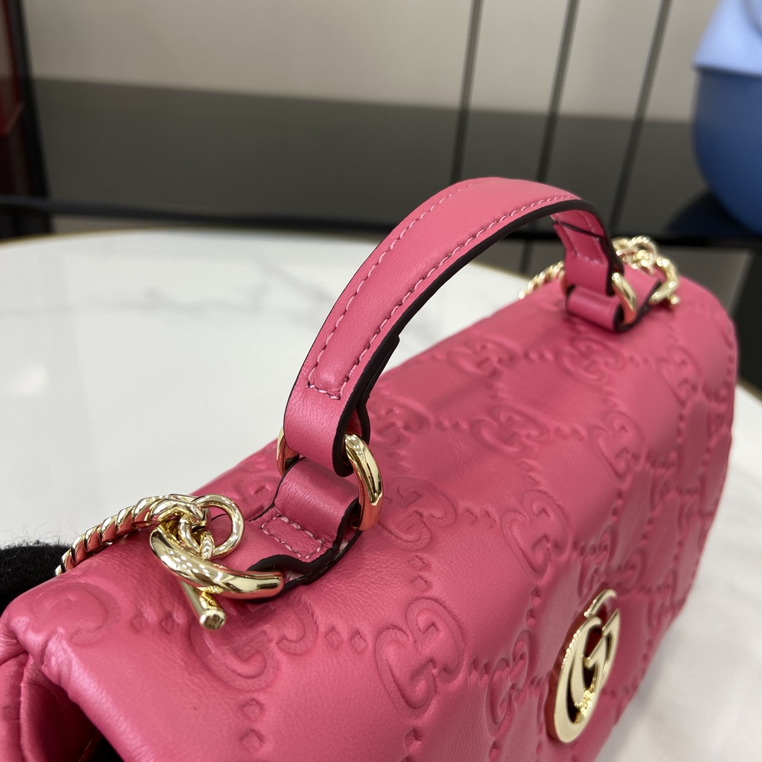 Gucci GG Milano Mini Top Handle Bag - DopestKickz