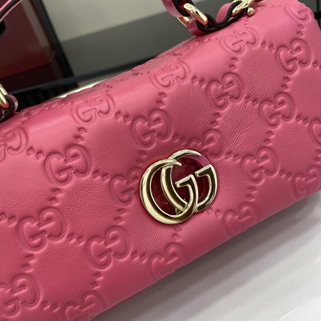Gucci GG Milano Mini Top Handle Bag - DopestKickz