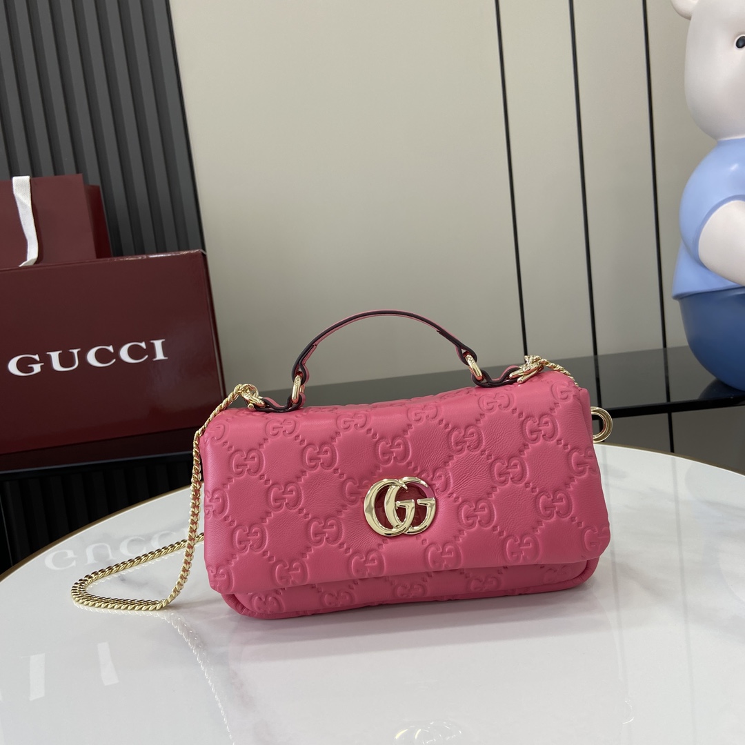 Gucci GG Milano Mini Top Handle Bag - DopestKickz
