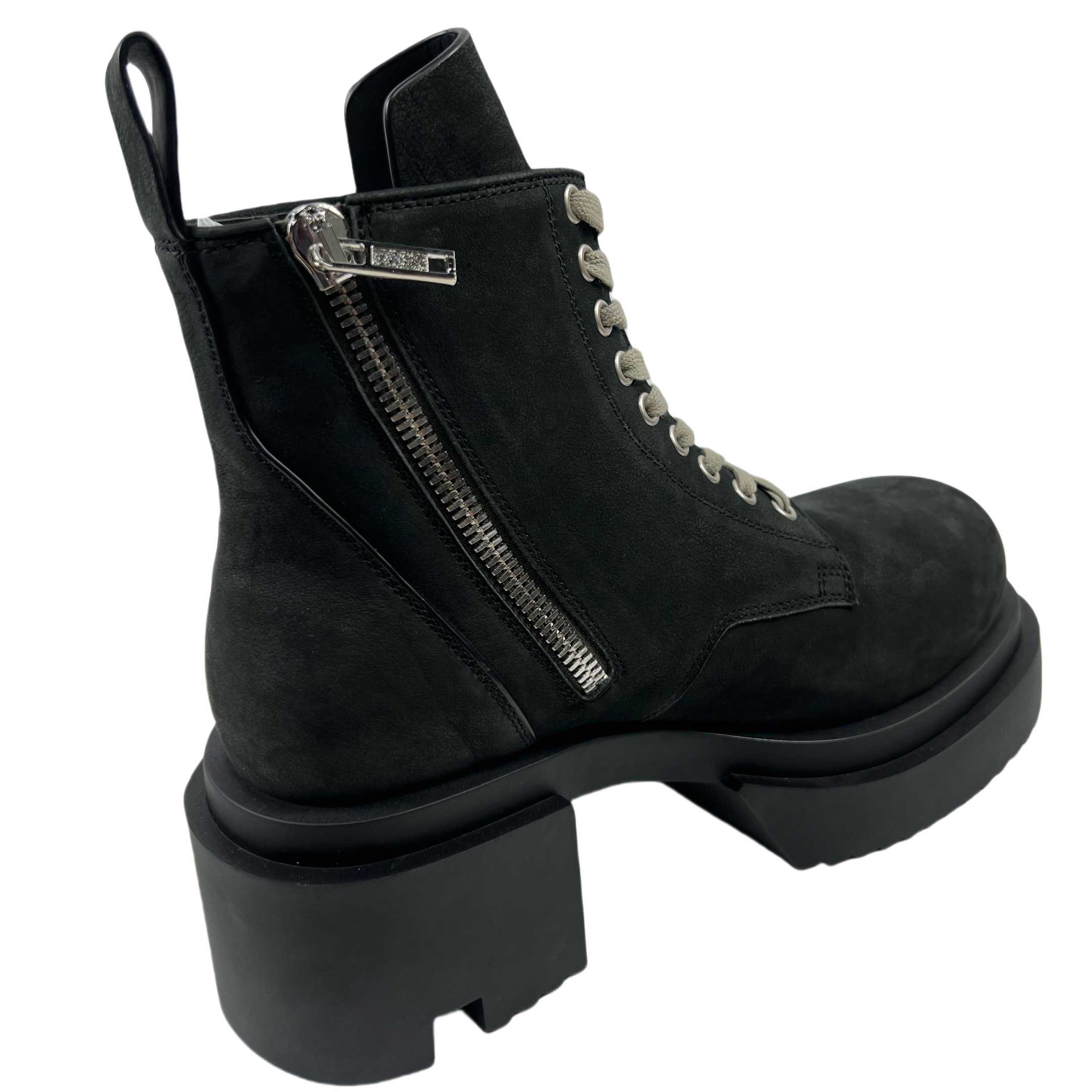 Rick Owens Low Army Bogun 80mm leather boots - DopestKickz