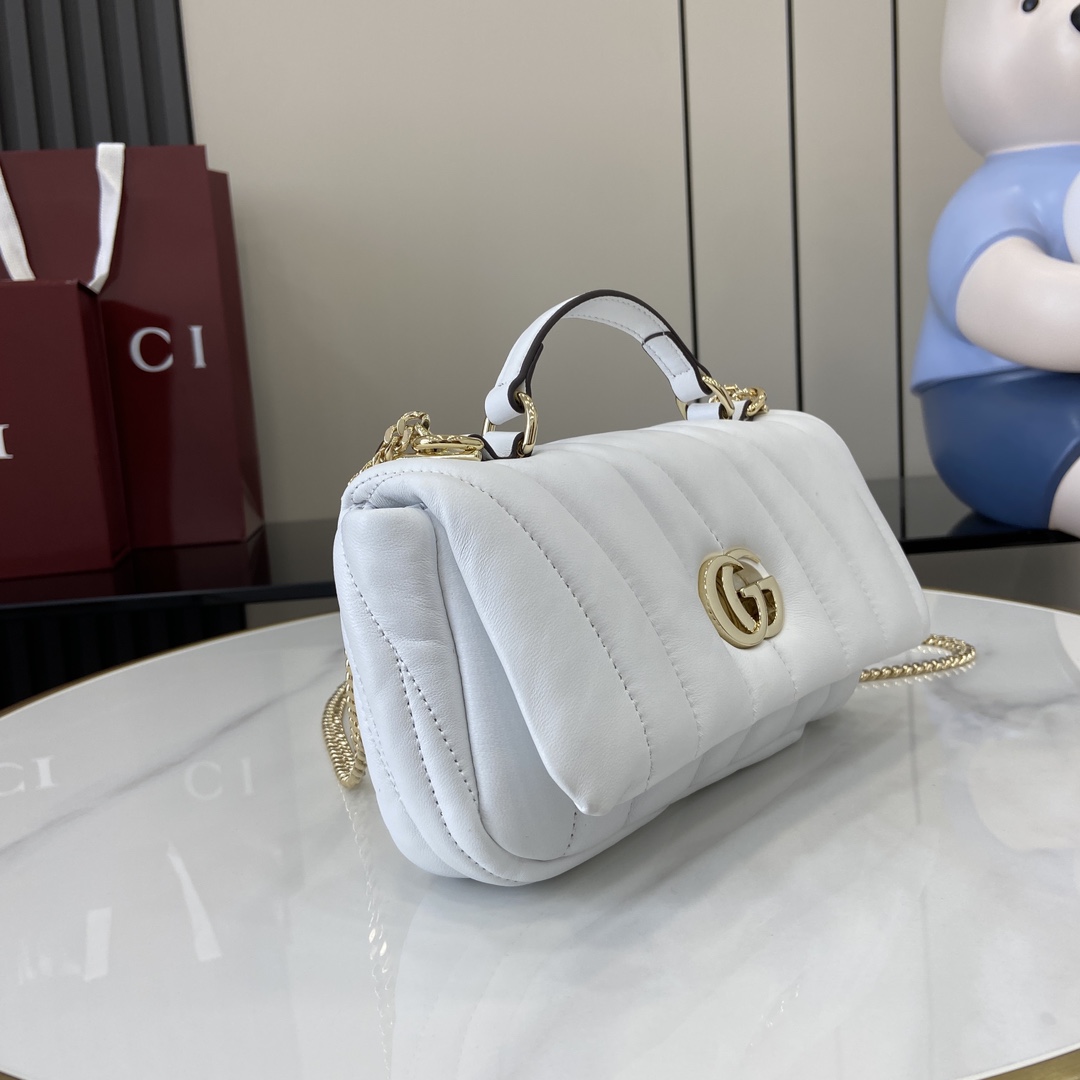Gucci GG Milano Mini Top Handle Bag - DopestKickz