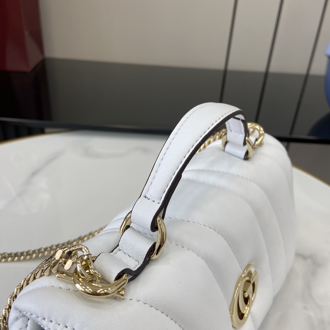 Gucci GG Milano Mini Top Handle Bag - DopestKickz