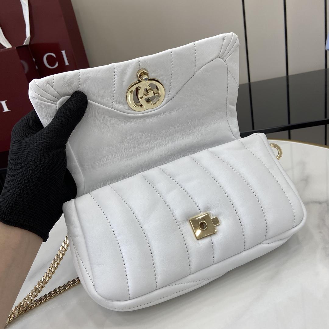 Gucci GG Milano Mini Top Handle Bag - DopestKickz
