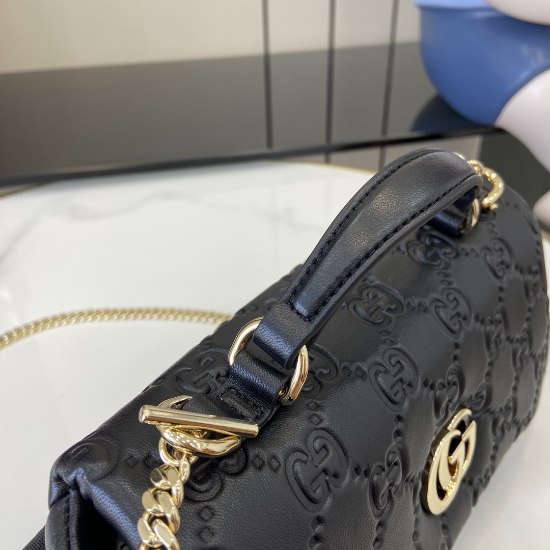 Gucci GG Milano Mini Top Handle Bag - DopestKickz