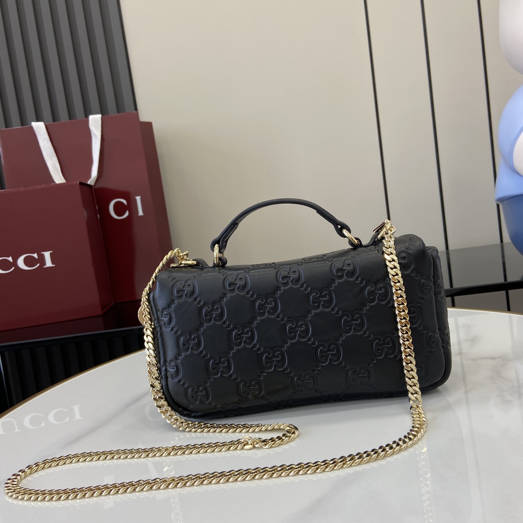 Gucci GG Milano Mini Top Handle Bag - DopestKickz