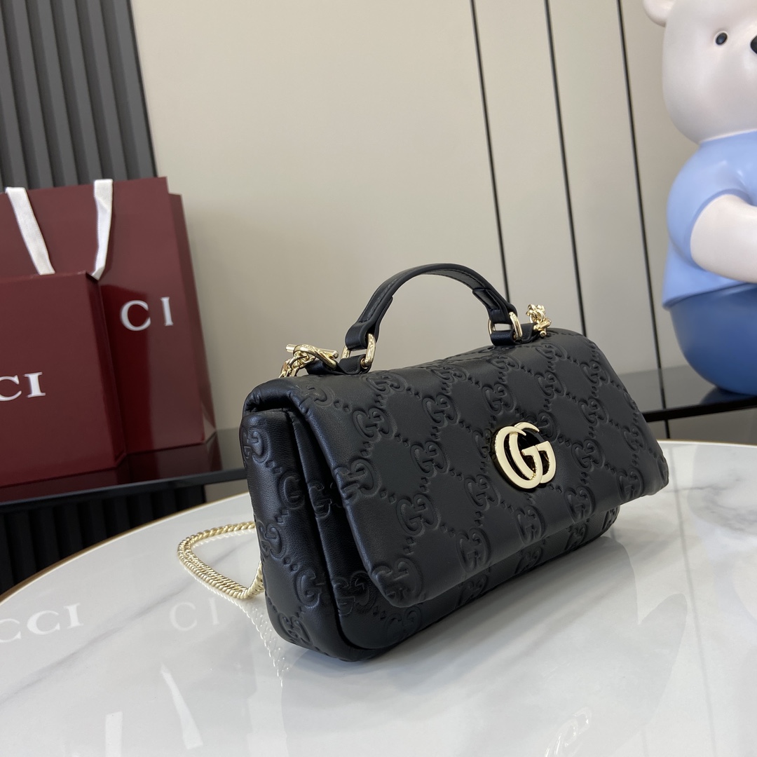 Gucci GG Milano Mini Top Handle Bag - DopestKickz