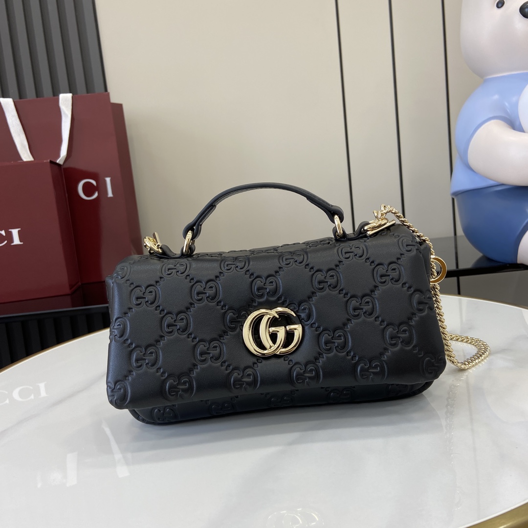 Gucci GG Milano Mini Top Handle Bag - DopestKickz