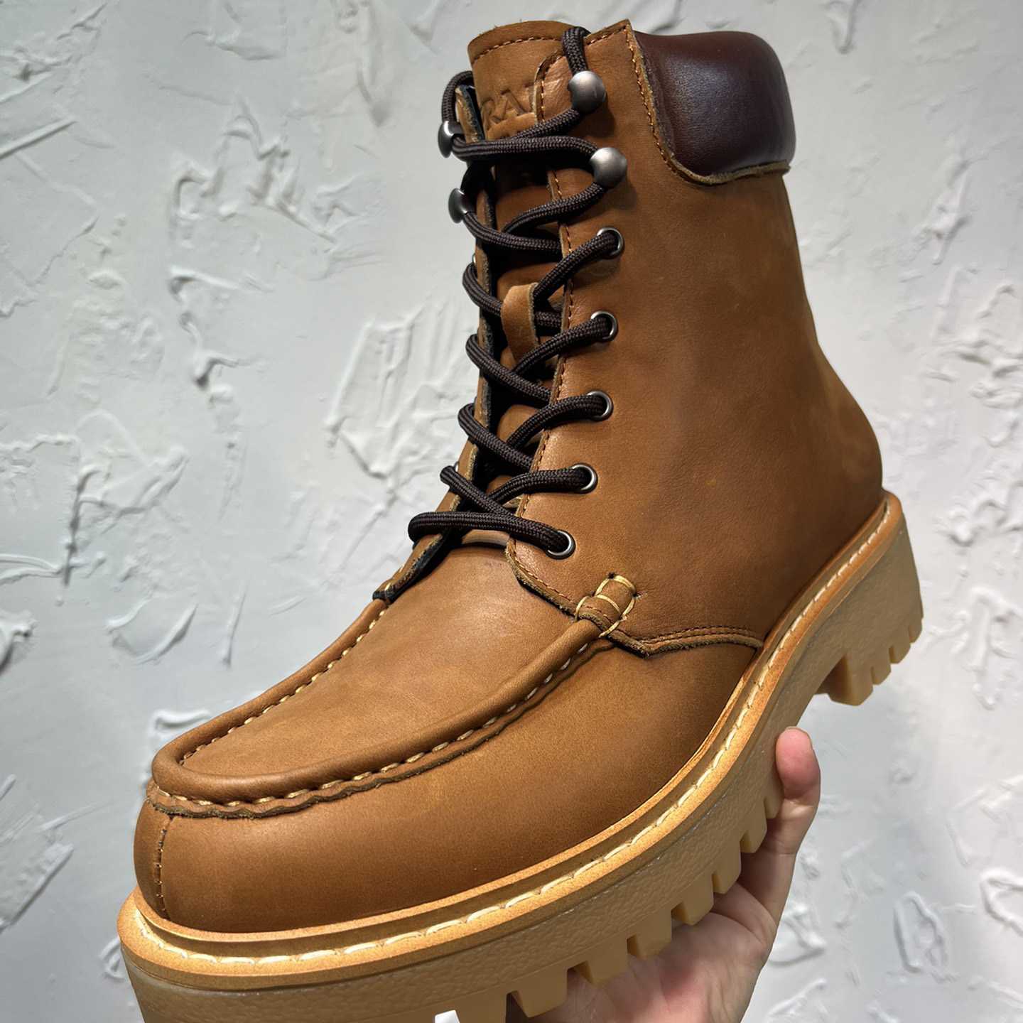 Prada Lug-sole Leather Boots - DopestKickz