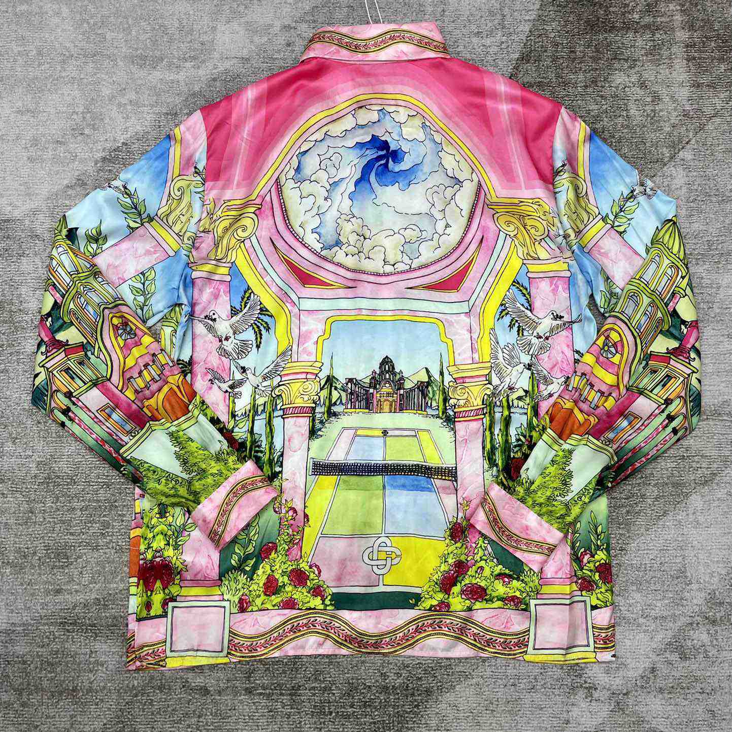 Casablanca - Le Jardin Ideal-print shirt      CA3496 - DopestKickz