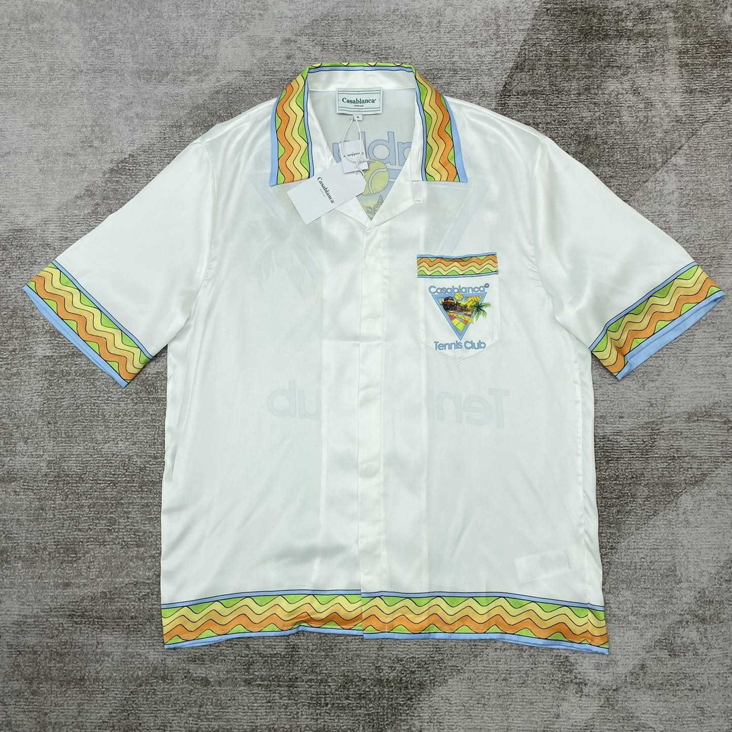 Casablanca - Afro Cubism Silk Shirt    CA3459     - DopestKickz