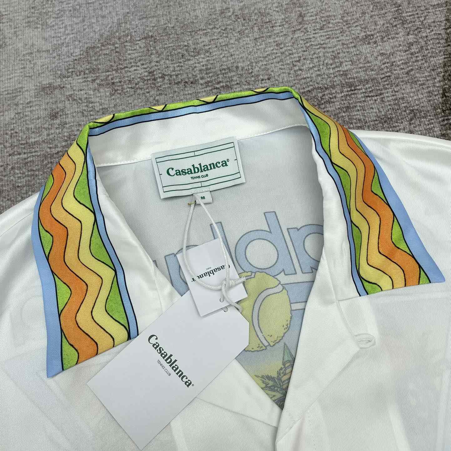 Casablanca - Afro Cubism Silk Shirt    CA3459     - DopestKickz