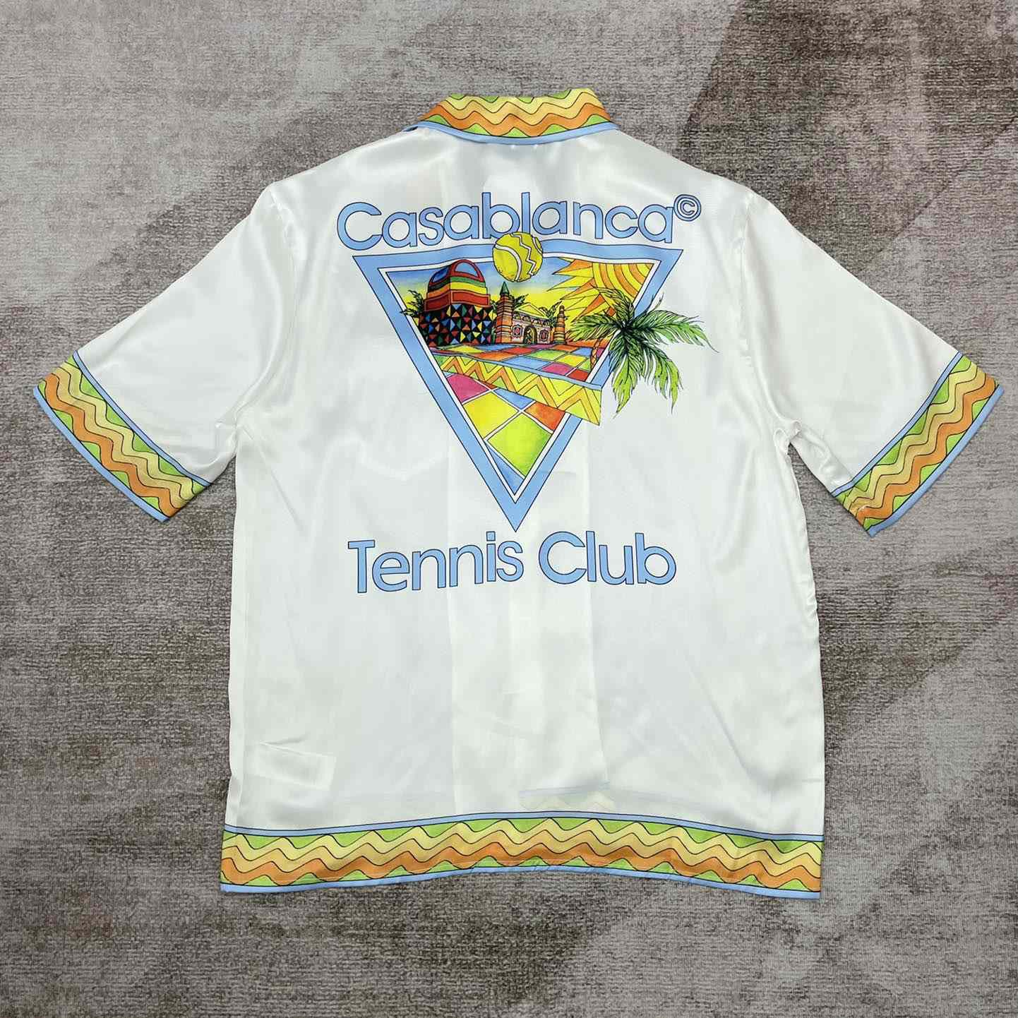 Casablanca - Afro Cubism Silk Shirt    CA3459     - DopestKickz