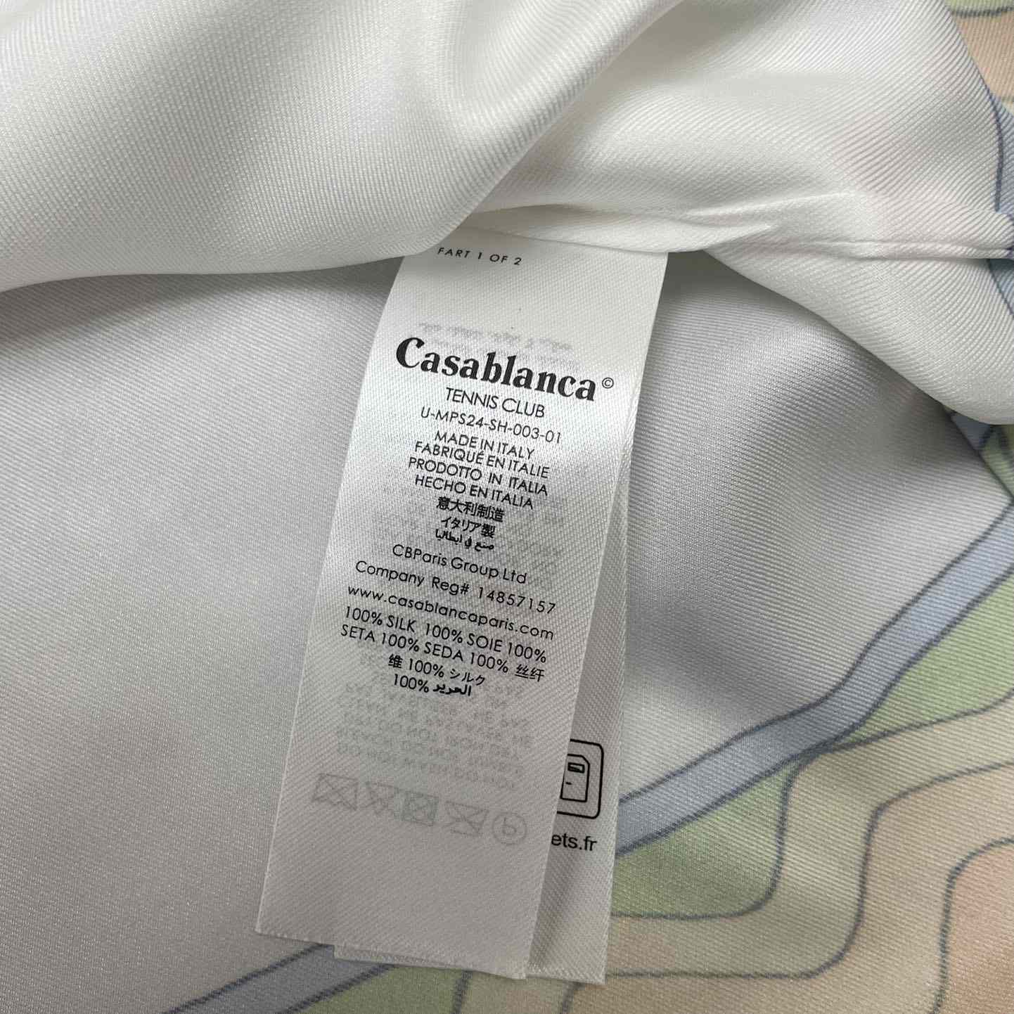 Casablanca - Afro Cubism Silk Shirt    CA3459     - DopestKickz