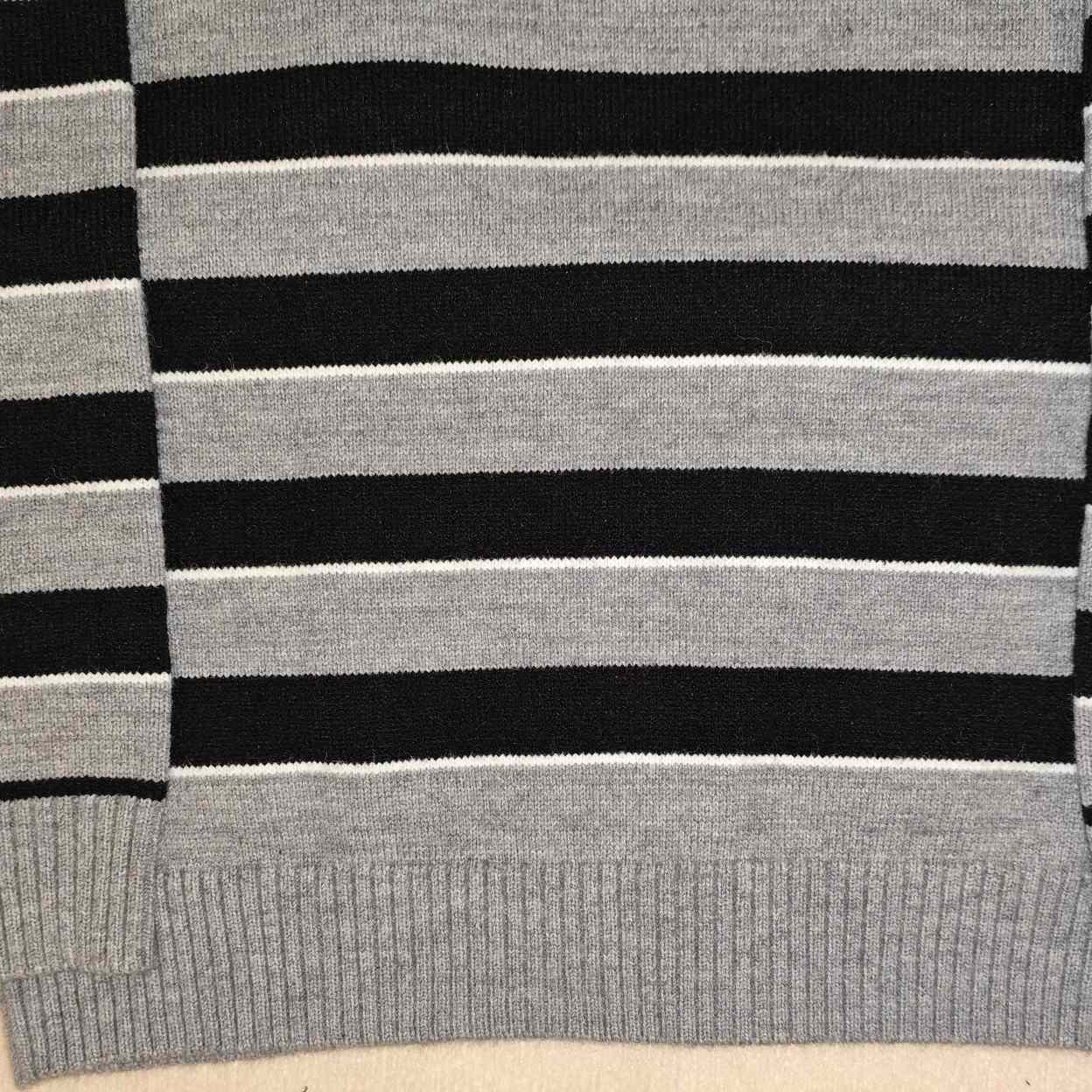 Celine Striped Triomphe Crew Neck Sweater In Wool - DopestKickz