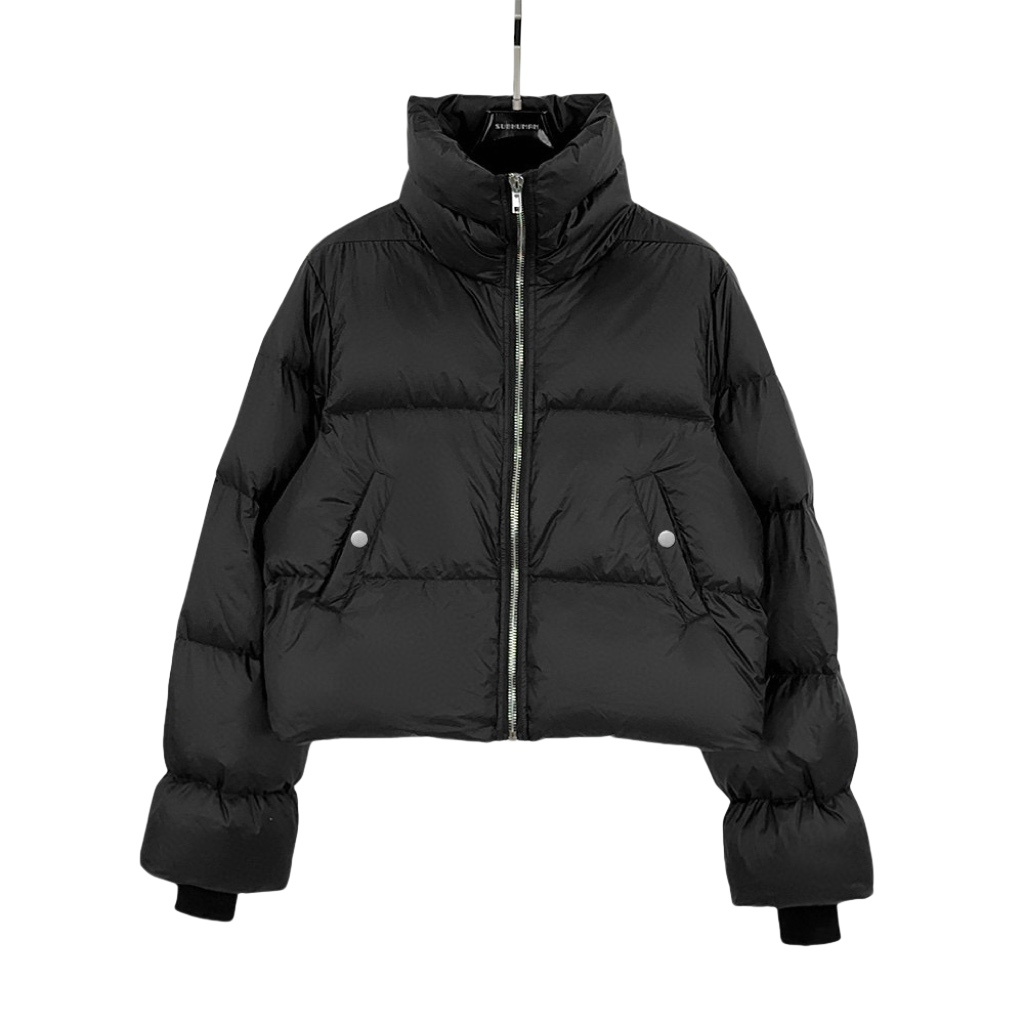Rick Owens Black Porterville Turtle Down Jacket - DopestKickz