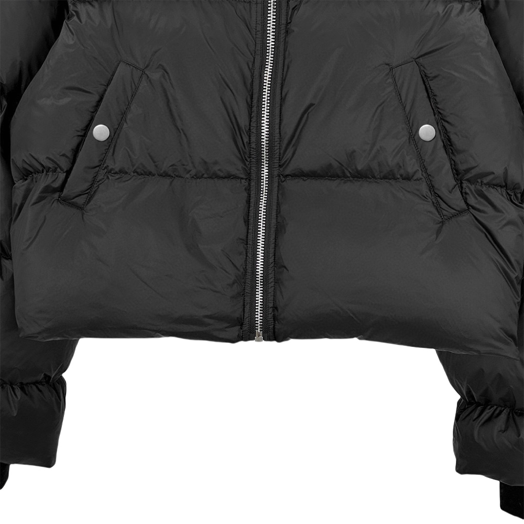 Rick Owens Black Porterville Turtle Down Jacket - DopestKickz