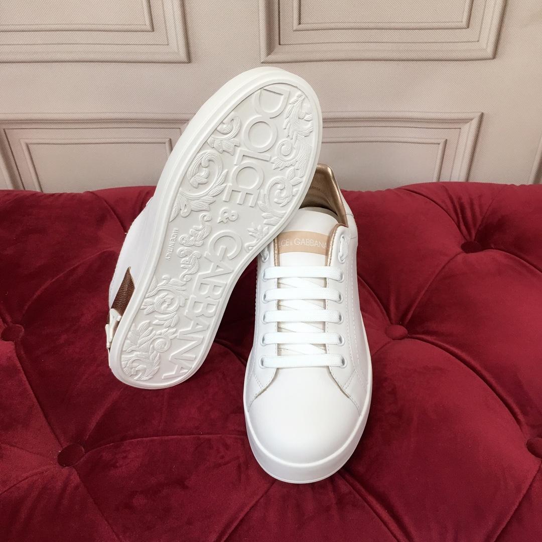 Dolce & Gabbana Calfskin Portofino Sneakers - DopestKickz