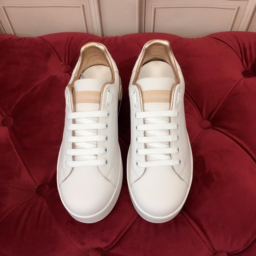 Dolce & Gabbana Calfskin Portofino Sneakers - DopestKickz