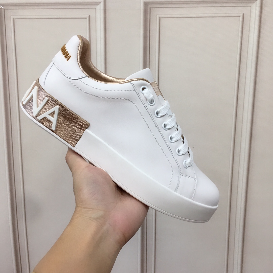 Dolce & Gabbana Calfskin Portofino Sneakers - DopestKickz