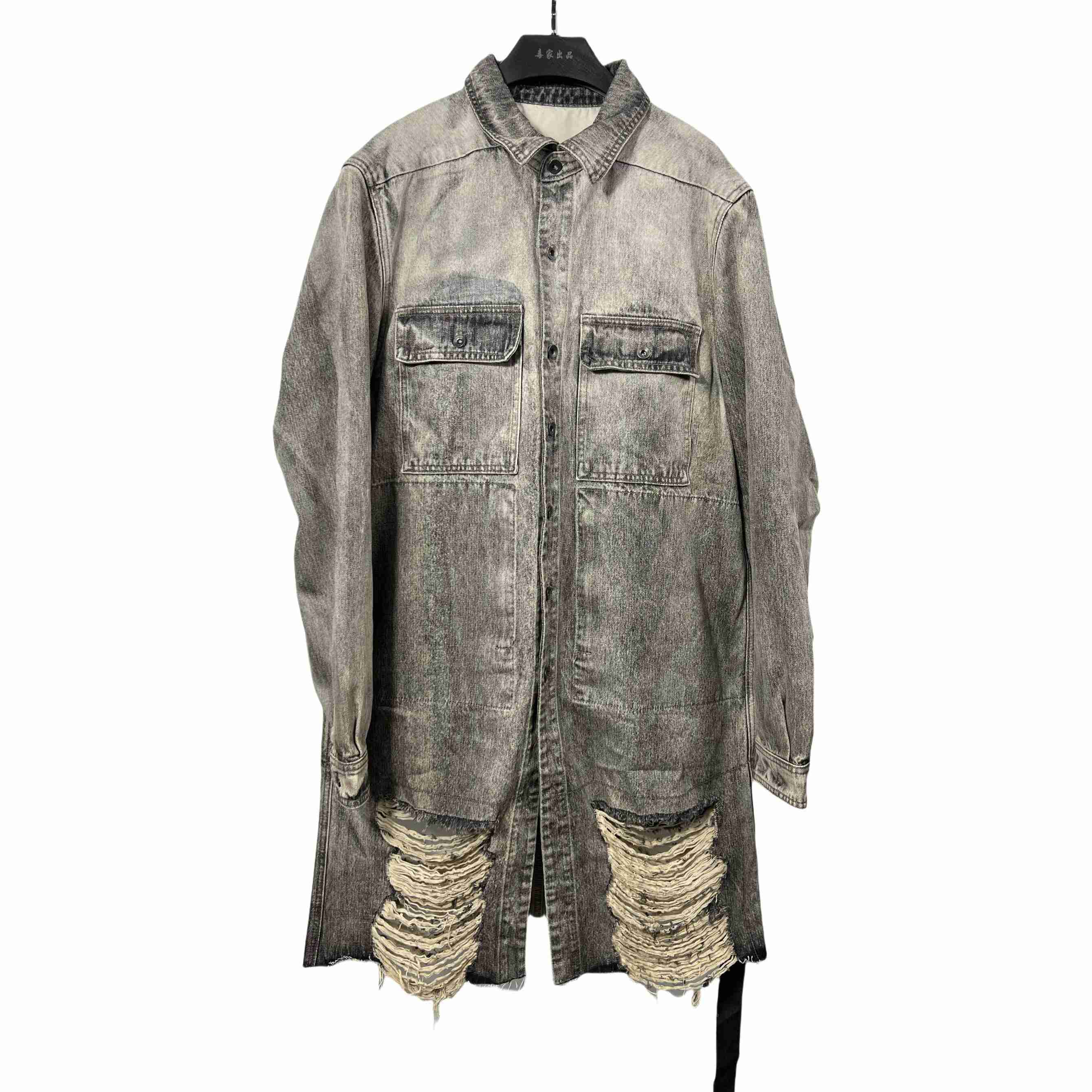 Rick Owens Drkshdw Denim Outershirt - DopestKickz