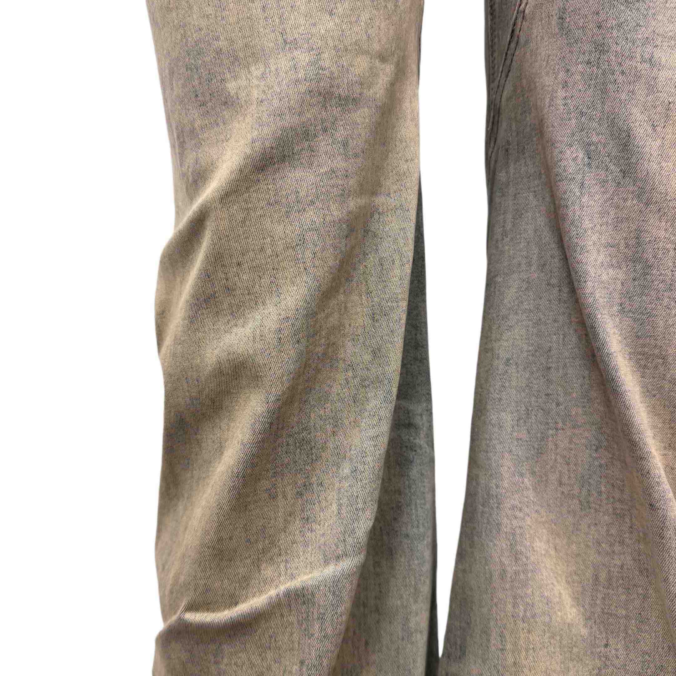 Rick Owens DRKSHDW Gray Porterville Bias Bootcut Jeans - DopestKickz