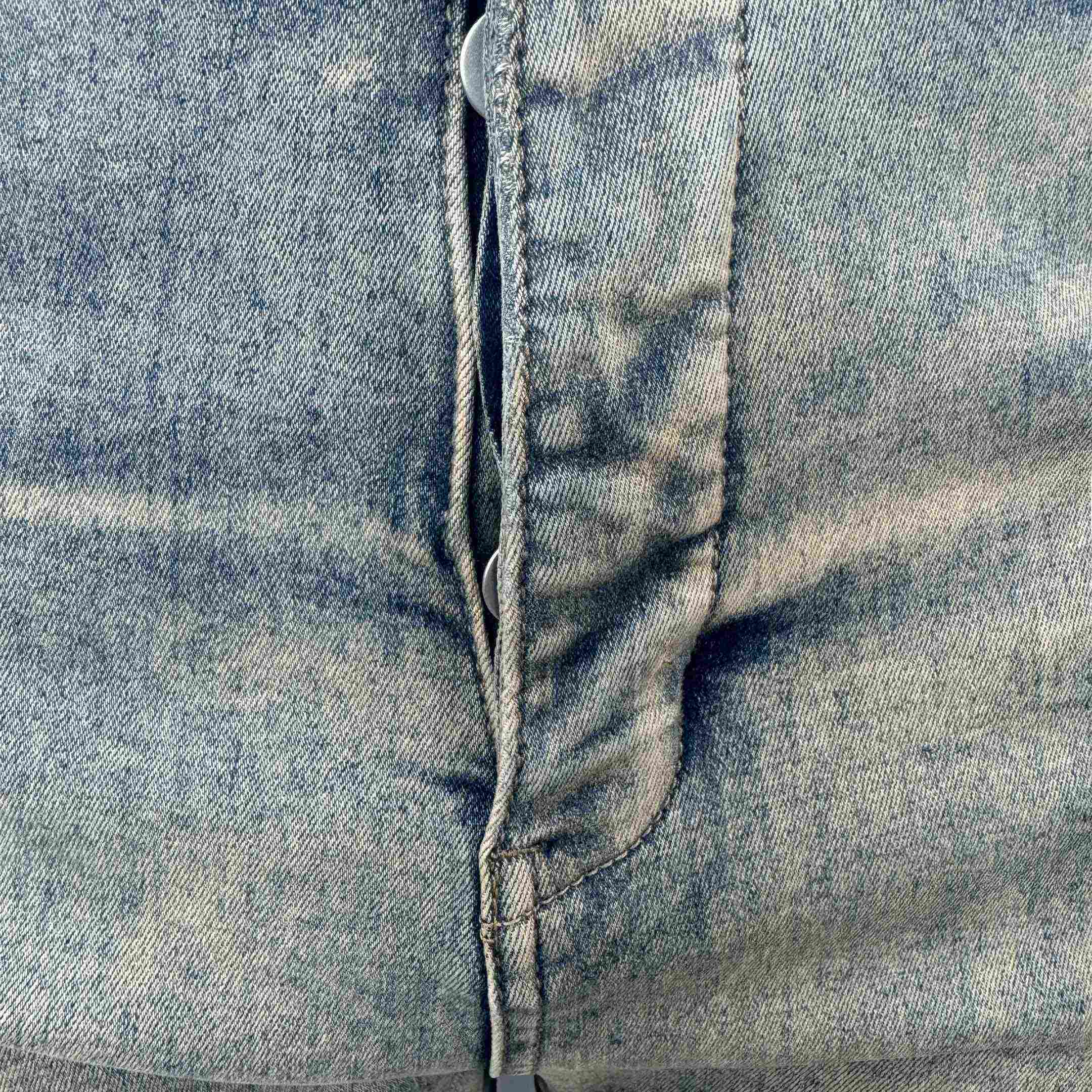 Rick Owens DRKSHDW Gray Porterville Bias Bootcut Jeans - DopestKickz