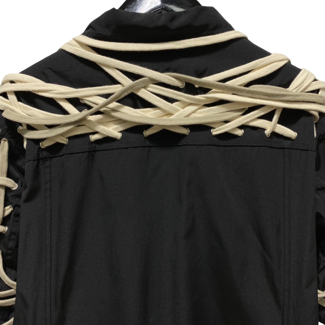 Rick Owens Tecuatl Megalace Worker Jacket - DopestKickz