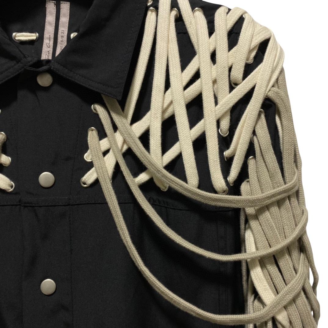 Rick Owens Tecuatl Megalace Worker Jacket - DopestKickz